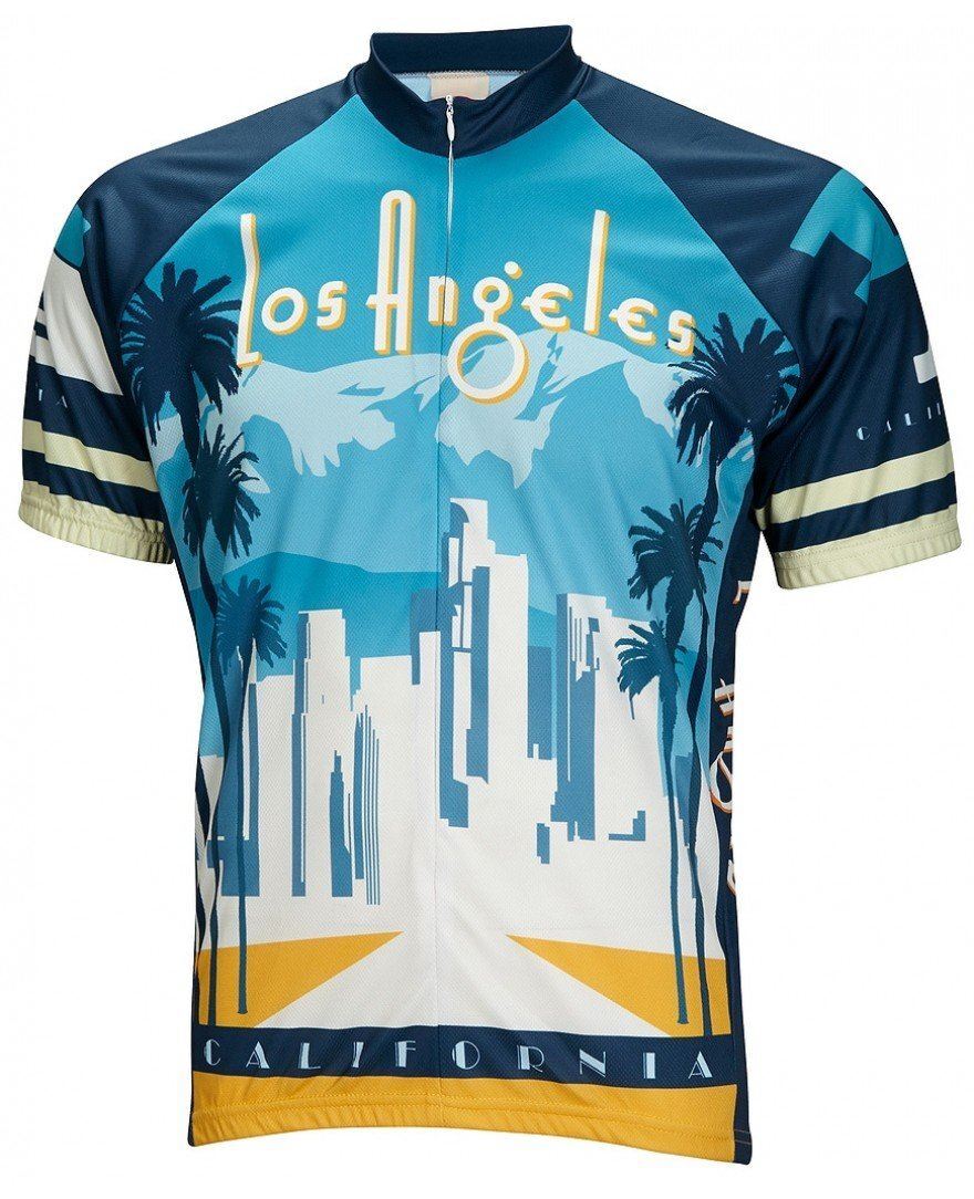 Los Angeles Men’s Cycling Jersey (S, M, L, XL, 2XL, 3XL)