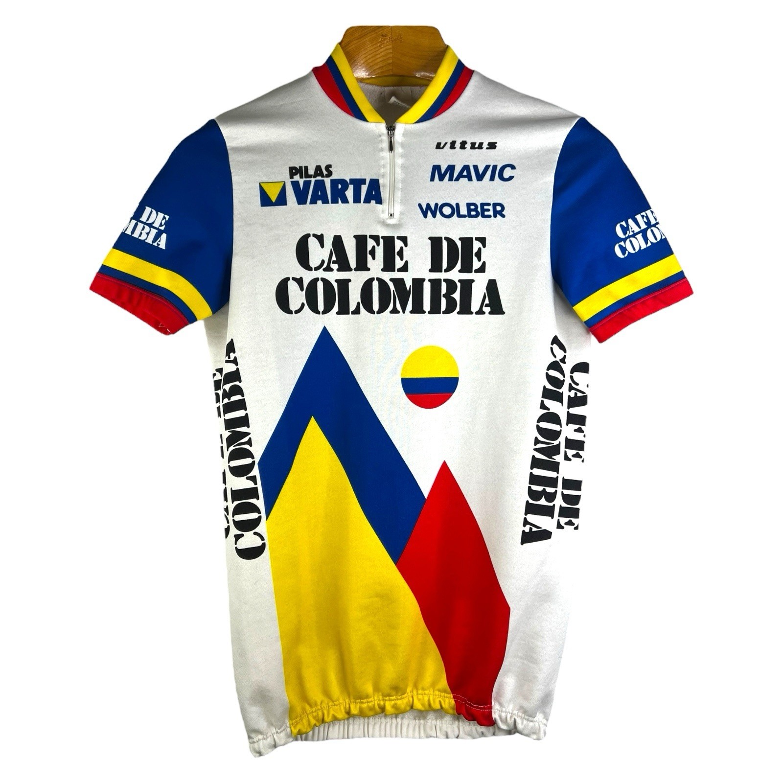 VTG Café de Colombia Cycling Jersey 100% Polyester Made In Italy