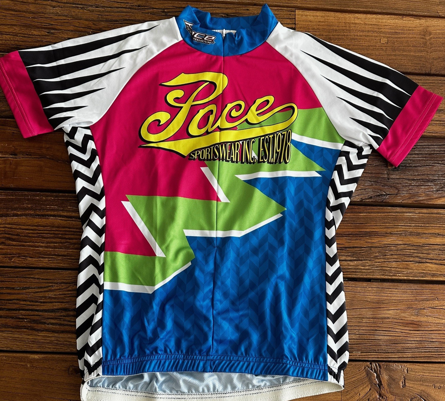 PACE SPORTSWEAR 1978 TEAM CYCLING WOMENS JERSEY FREE SHIPPING !!