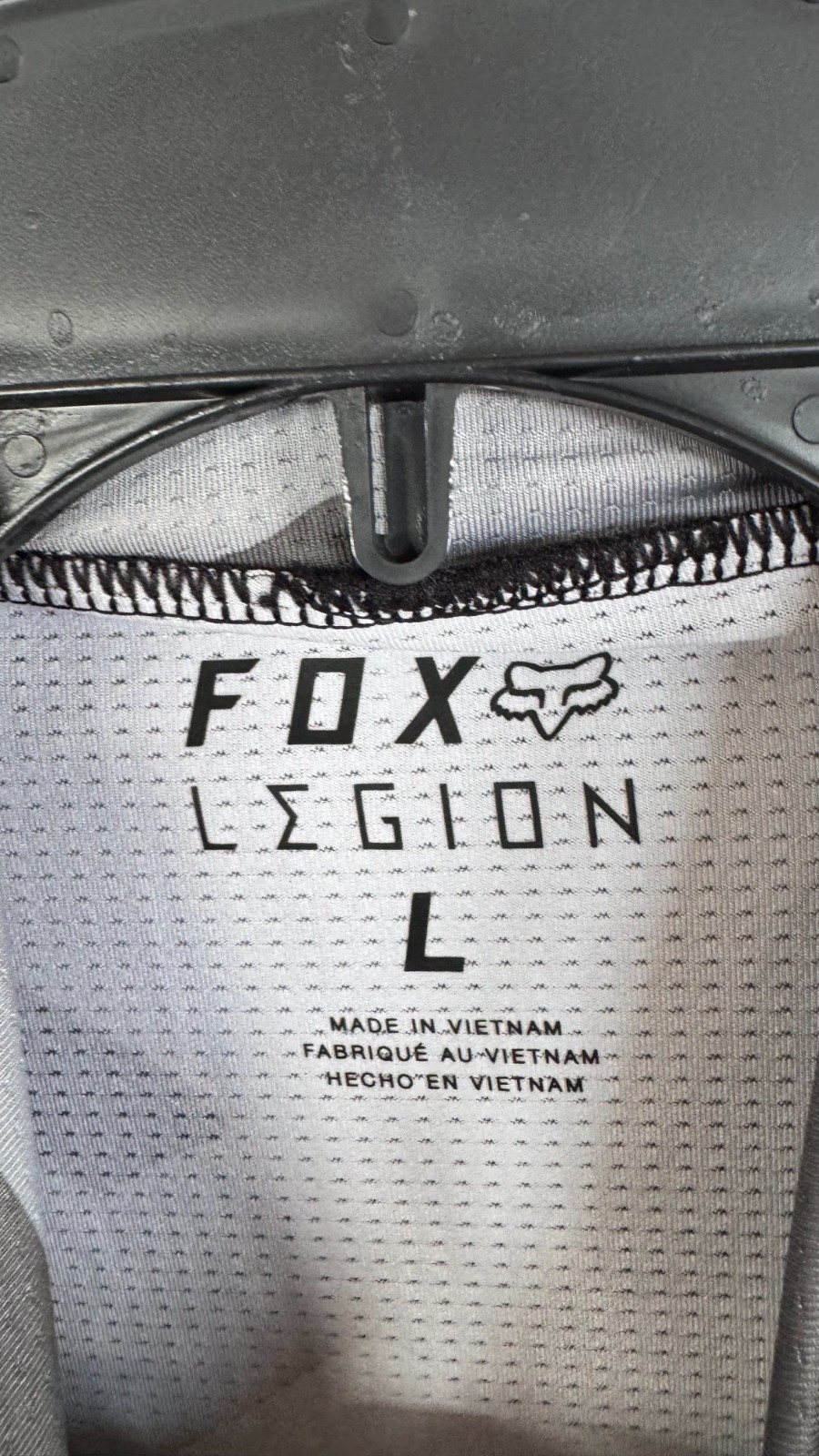 Fox Long Sleeve Ranger Drive Jersey Mens Black and Gray Camo UV Protectant