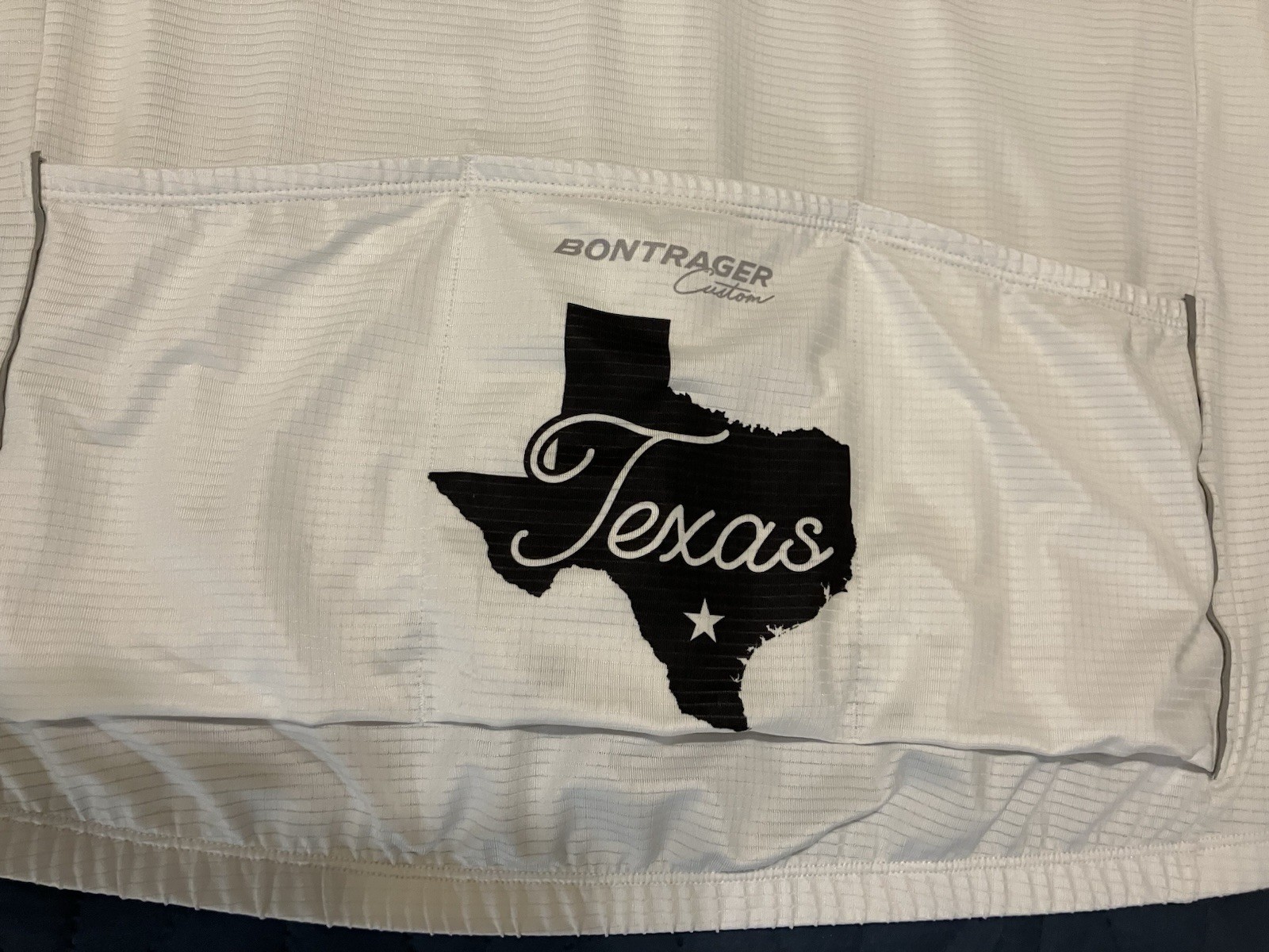 Mens Bontrager “Come And Take It” Texas Heritage Cycling Jersey ~ Medium ~ White