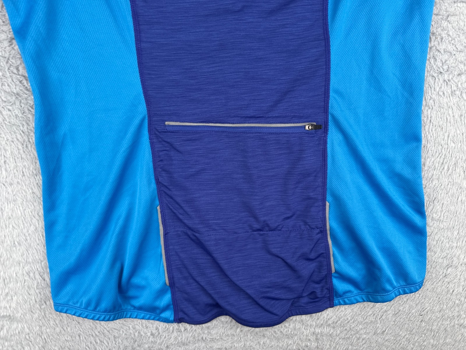Trayl Cycling Jersey Women Extra Large Blue Tank Sleeveless Full Zip Polyester