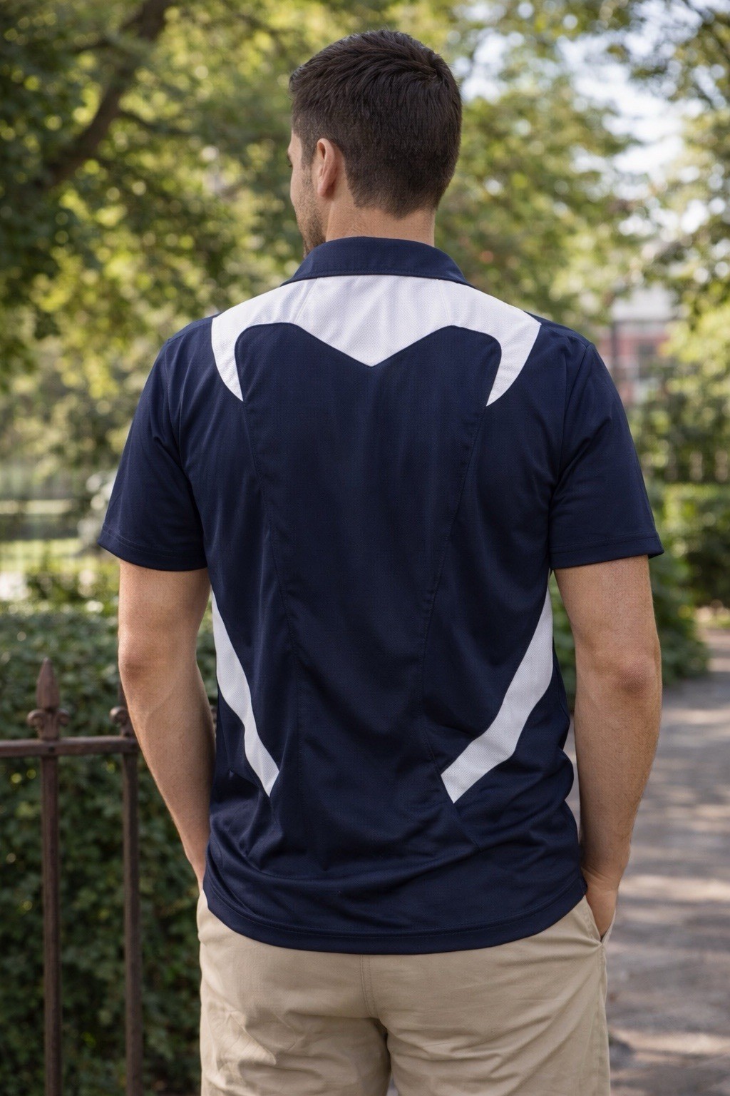 ADIDAS Navy White Cycling Jersey Short Sleeve S 100% Polyester Athletic Fit