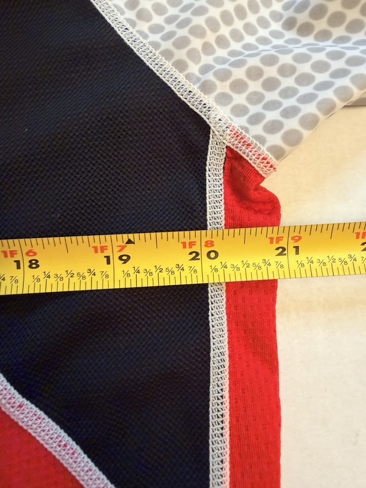 Louis Garneau Cycling Jersey Adult Large Red White Black Full Zip Rear Pockets