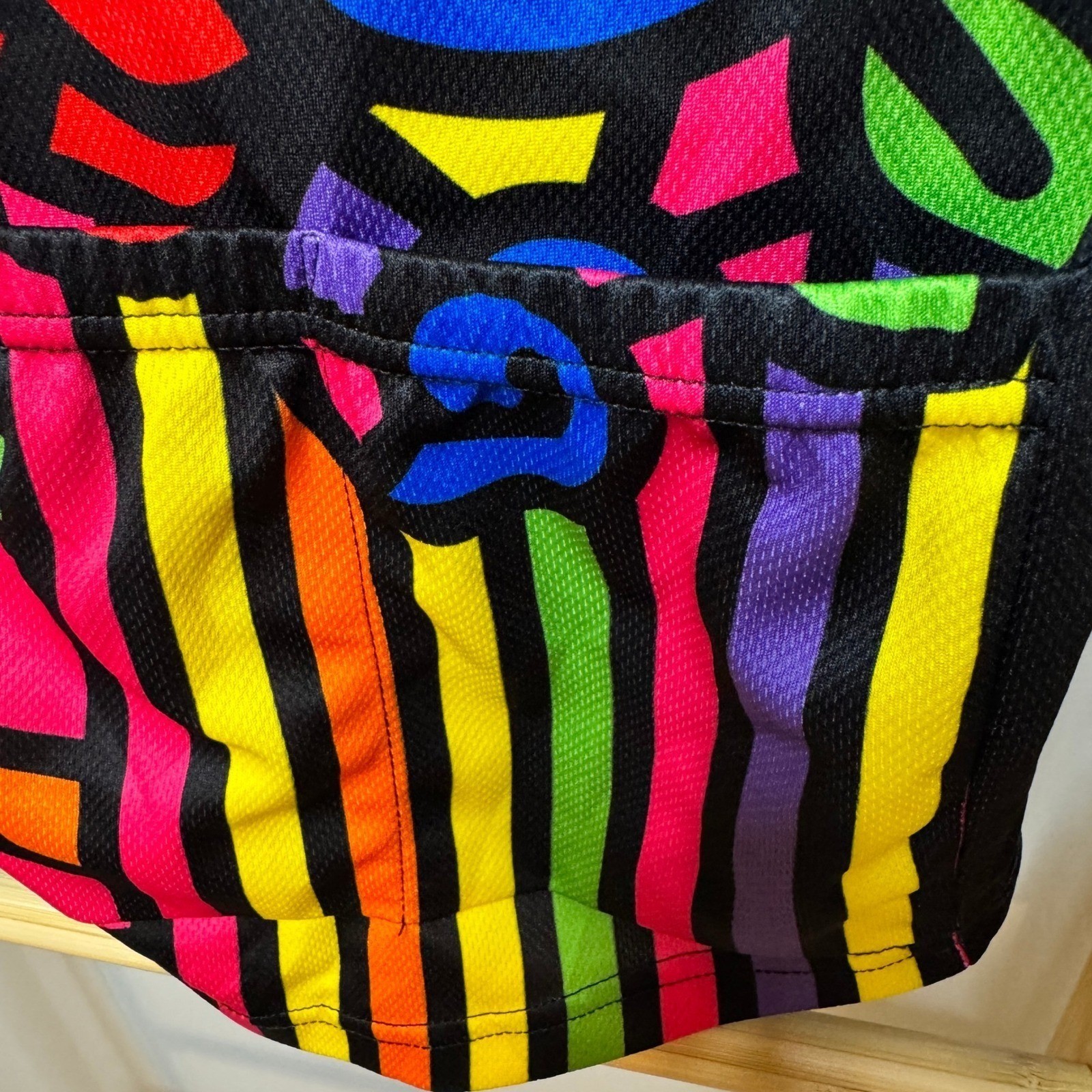 Primal Women’s M Cycling Jersey Colorful Abstract Graphic 1/4 Zip 3 Pocket Bike