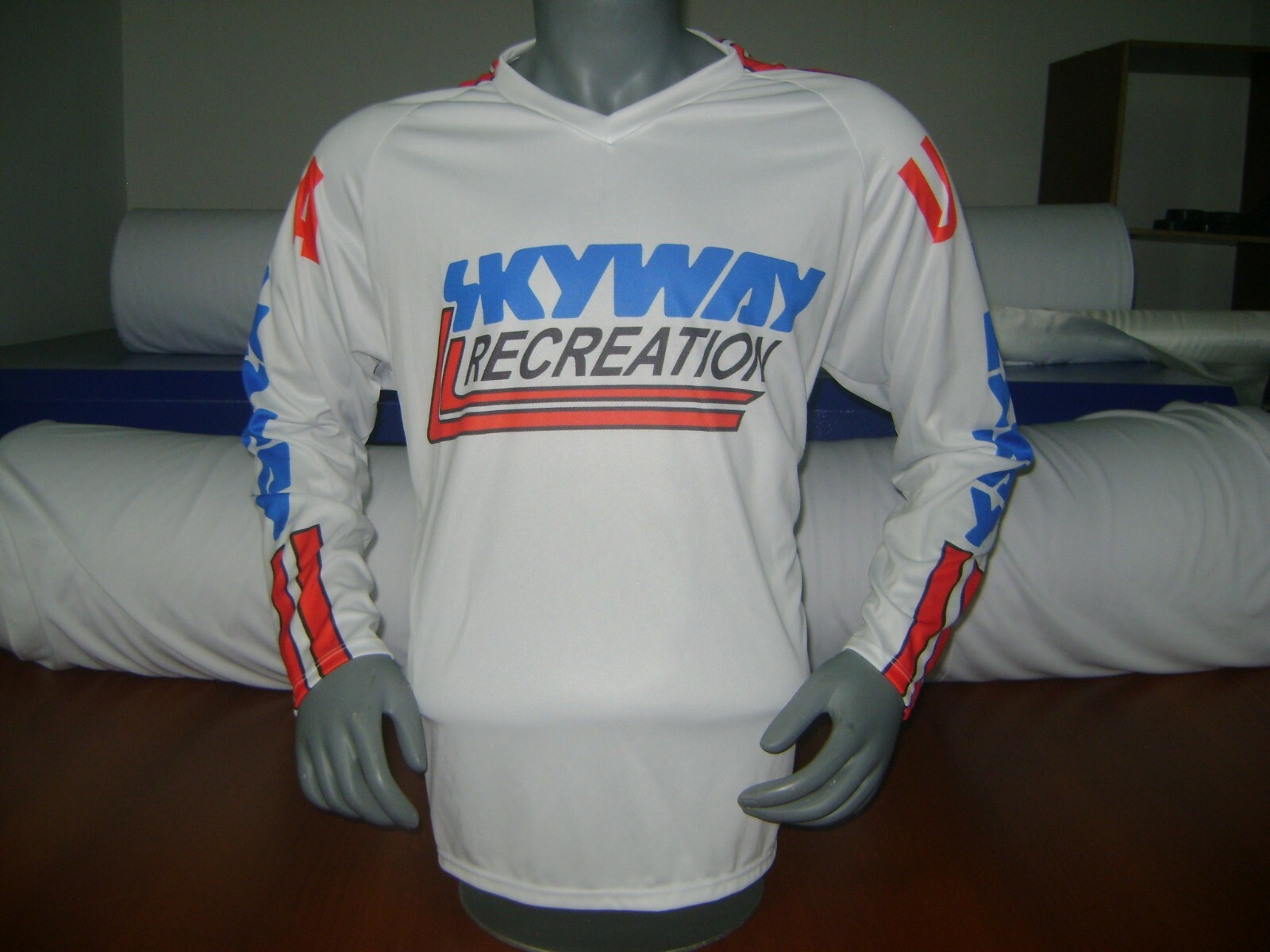 OLD SCHOOL BIKE JERSEY CLASSIC BMX JERSEY RACE BIKE SHIRT BMX VINTAGE L SK WAY