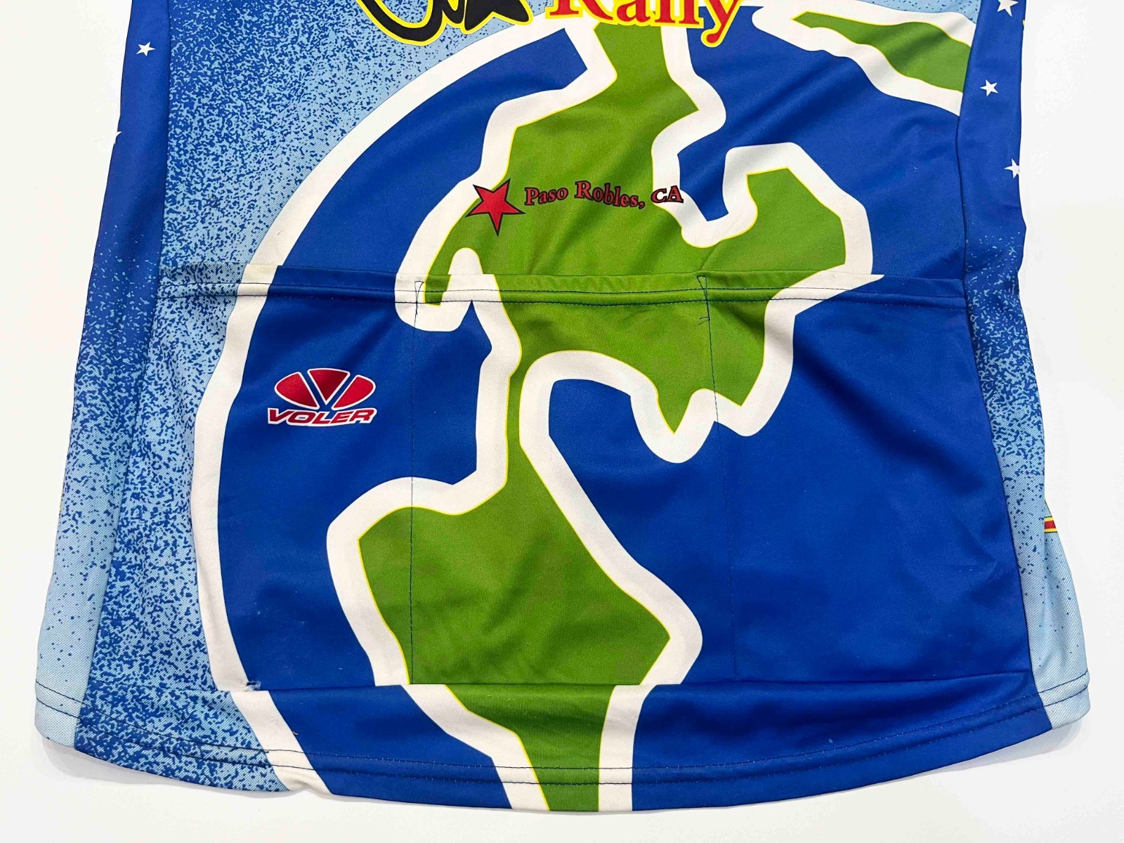 Voler 35th Great Western Bicycle Rally Full Zip Cycling Jersey Bike Shirt L USA