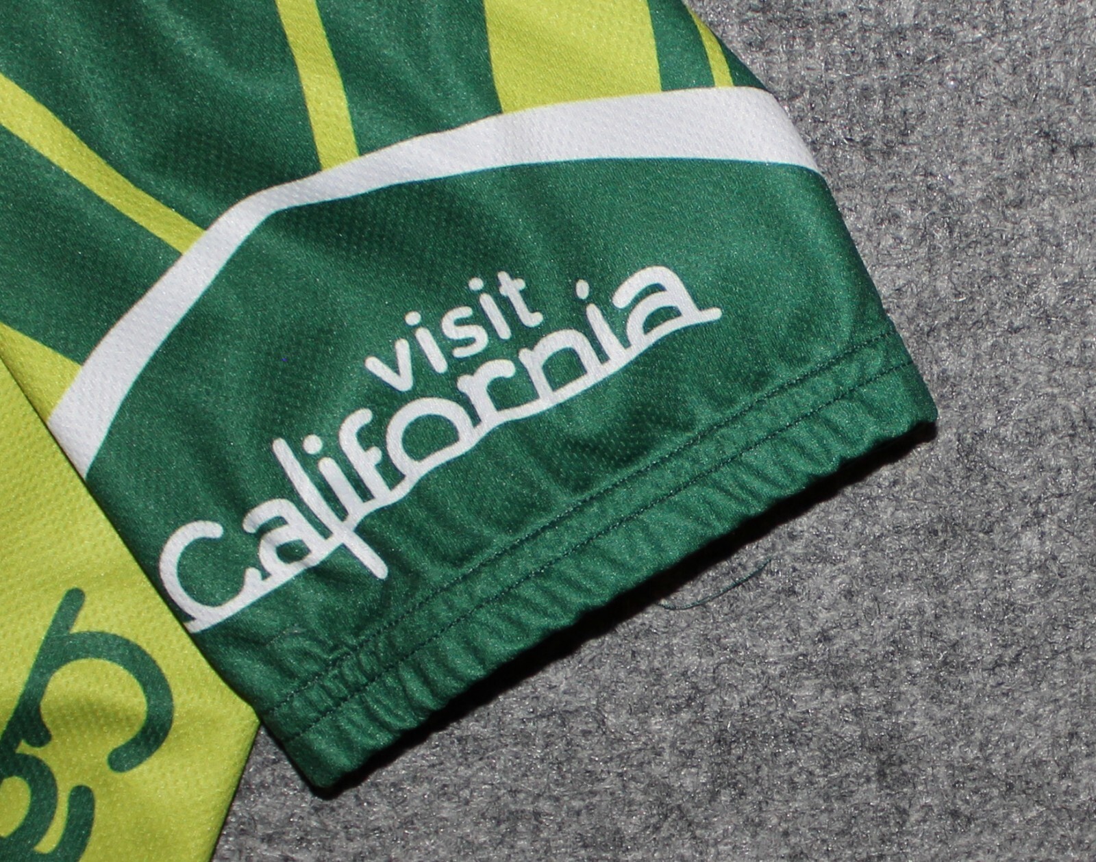 HINCAPIE 2012 TOUR OF CALIFORNIA FULL ZIP Sprint Green Cycling sz S Bike Jersey