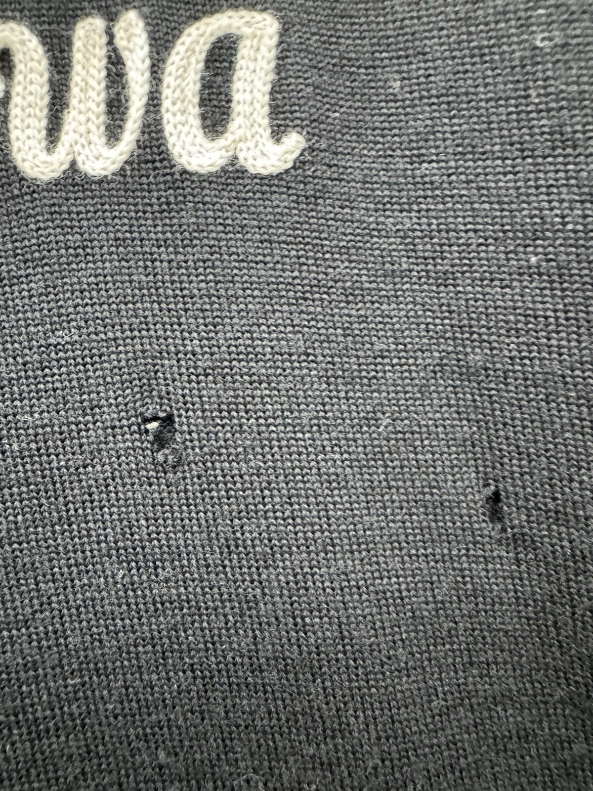 RARE VTG Earth Wind & Rider Small 100% Wool 1/4 Zip Cycling Jersey Black White