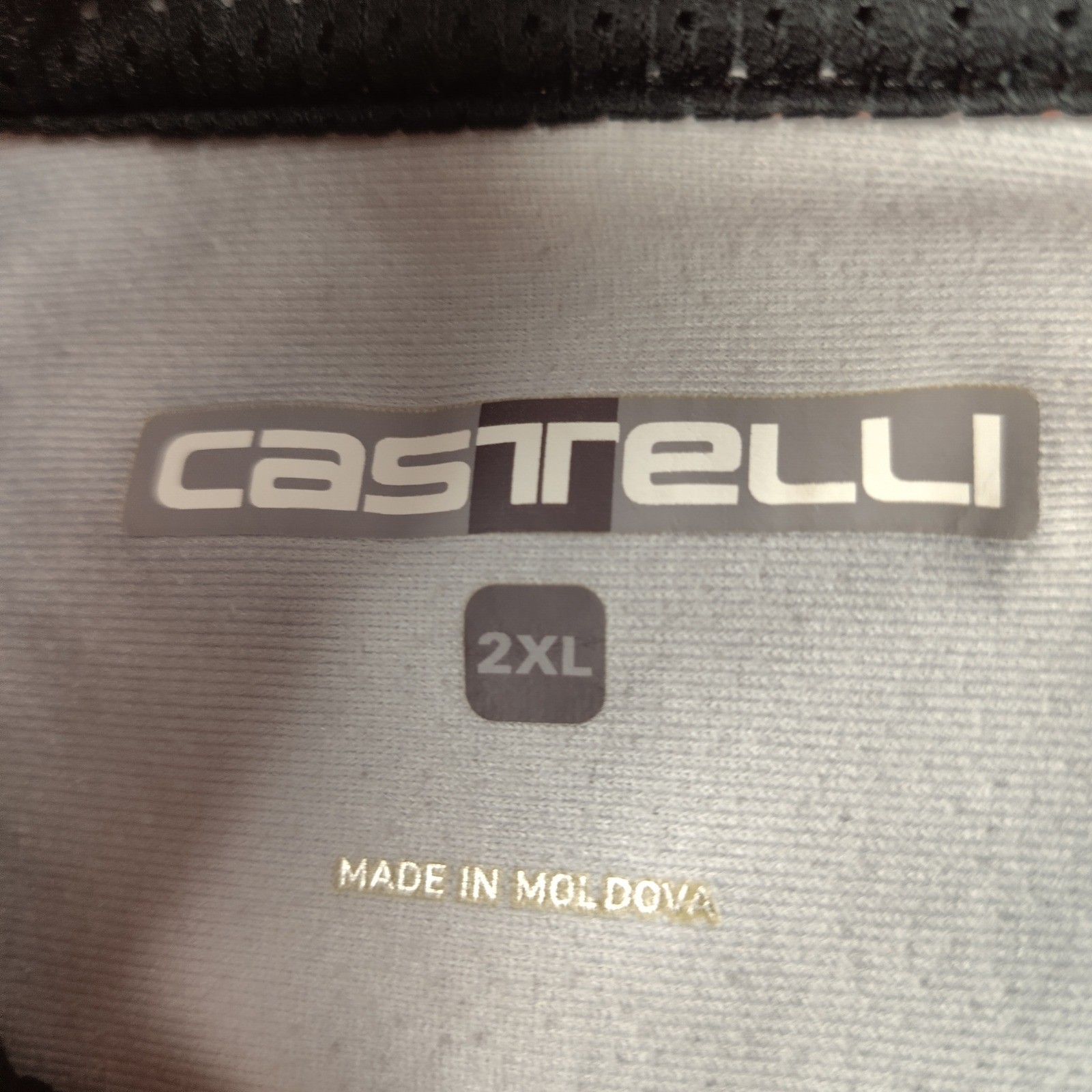 Castelli Cycling Jersey Mens 2XL Rosso Corsa GORE-TEX INFINIUM Hi Vis Orange EUC