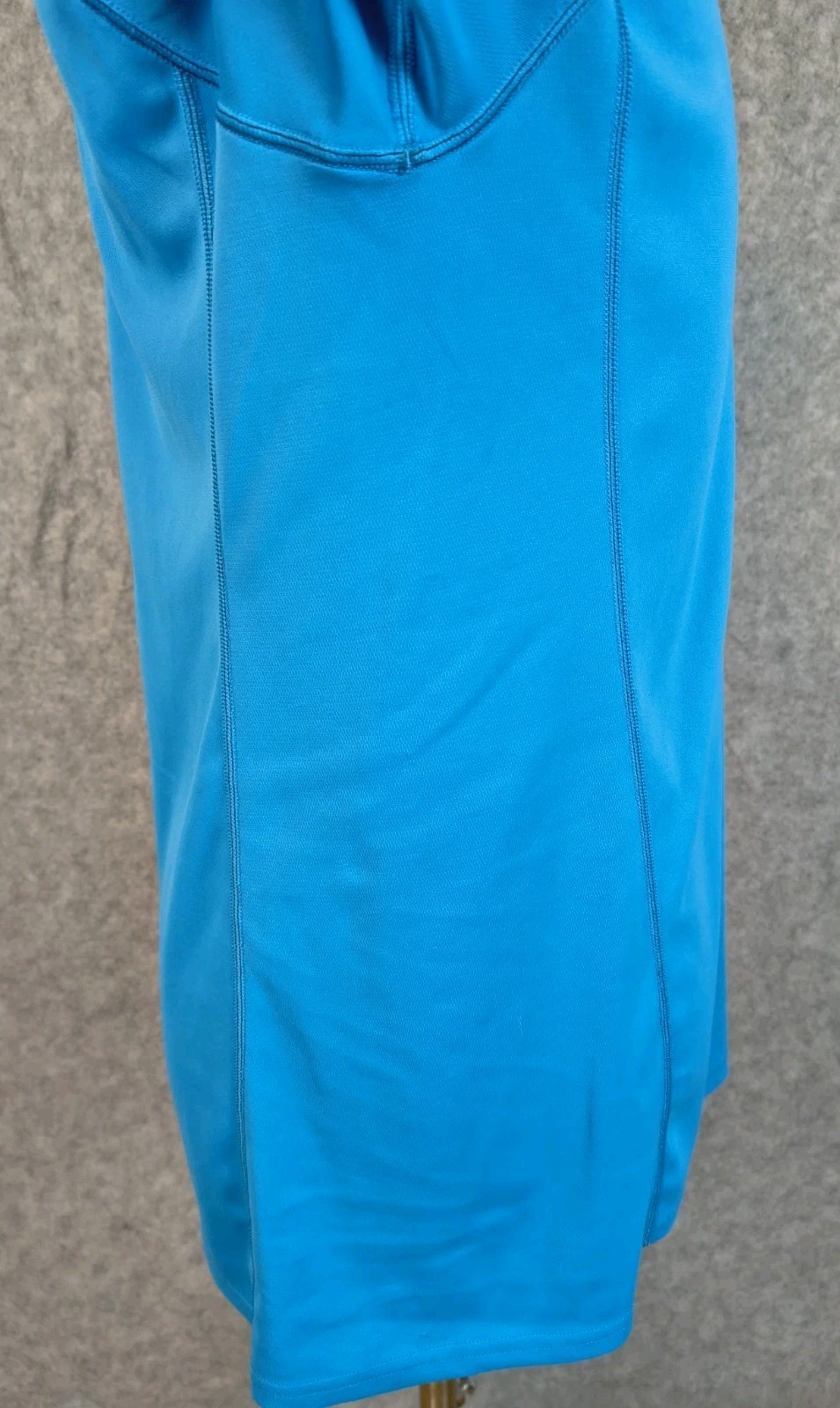 Patagonia Capilene Shirts Men Sz L Polo Performance Half Zip Blue Short Sleeves