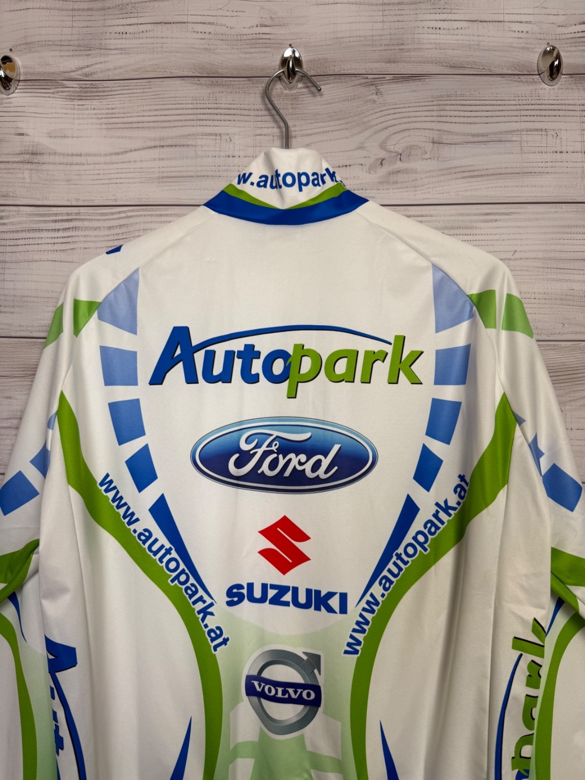 Froggy White Green Auto Logo Long Sleeve Bike Jersey Y2K Sportwear
