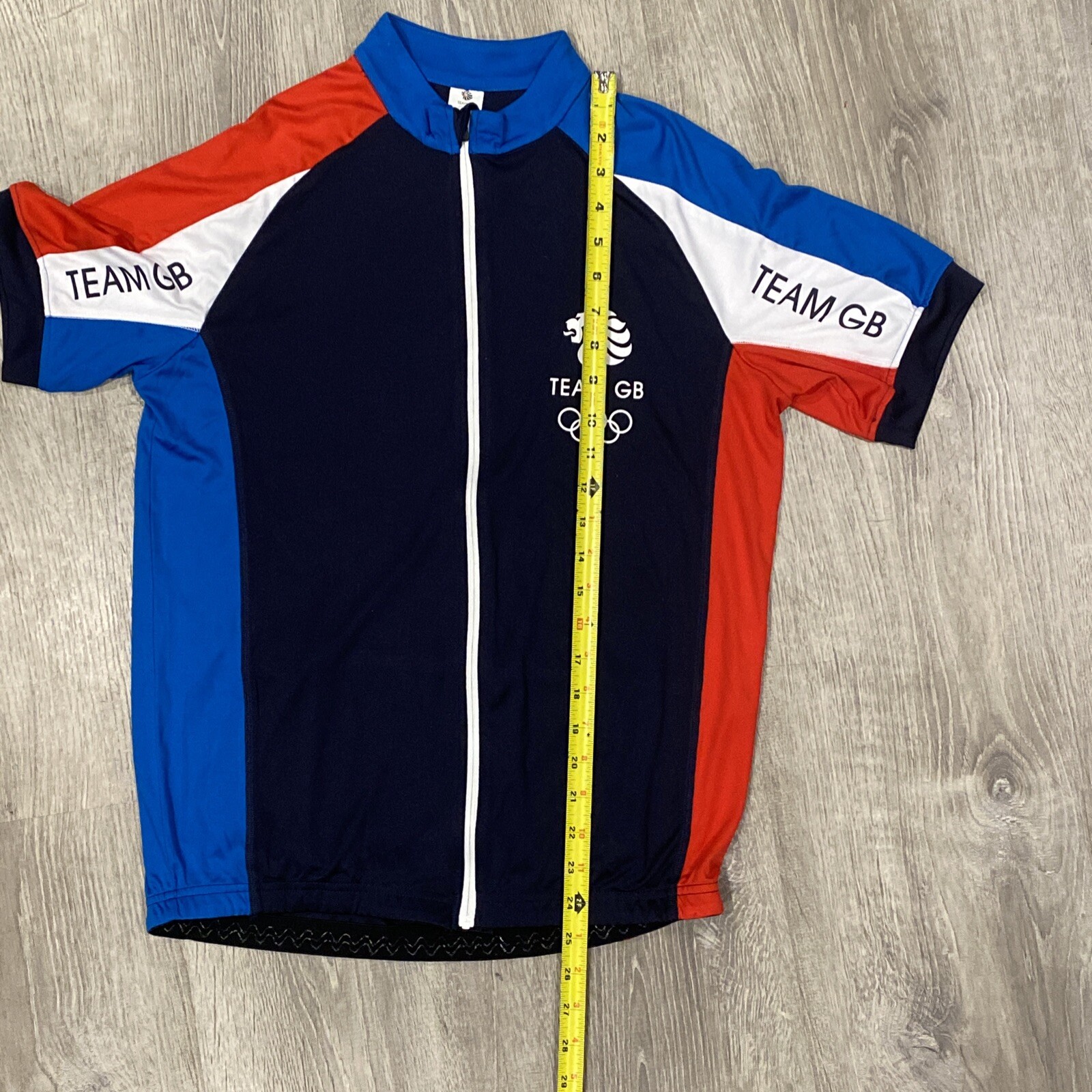 MEN’S GREAT BRITAIN (ENGLAND) OLYMPIC TEAM CYCLING BICYCLE SHIRT JERSEY MENS M