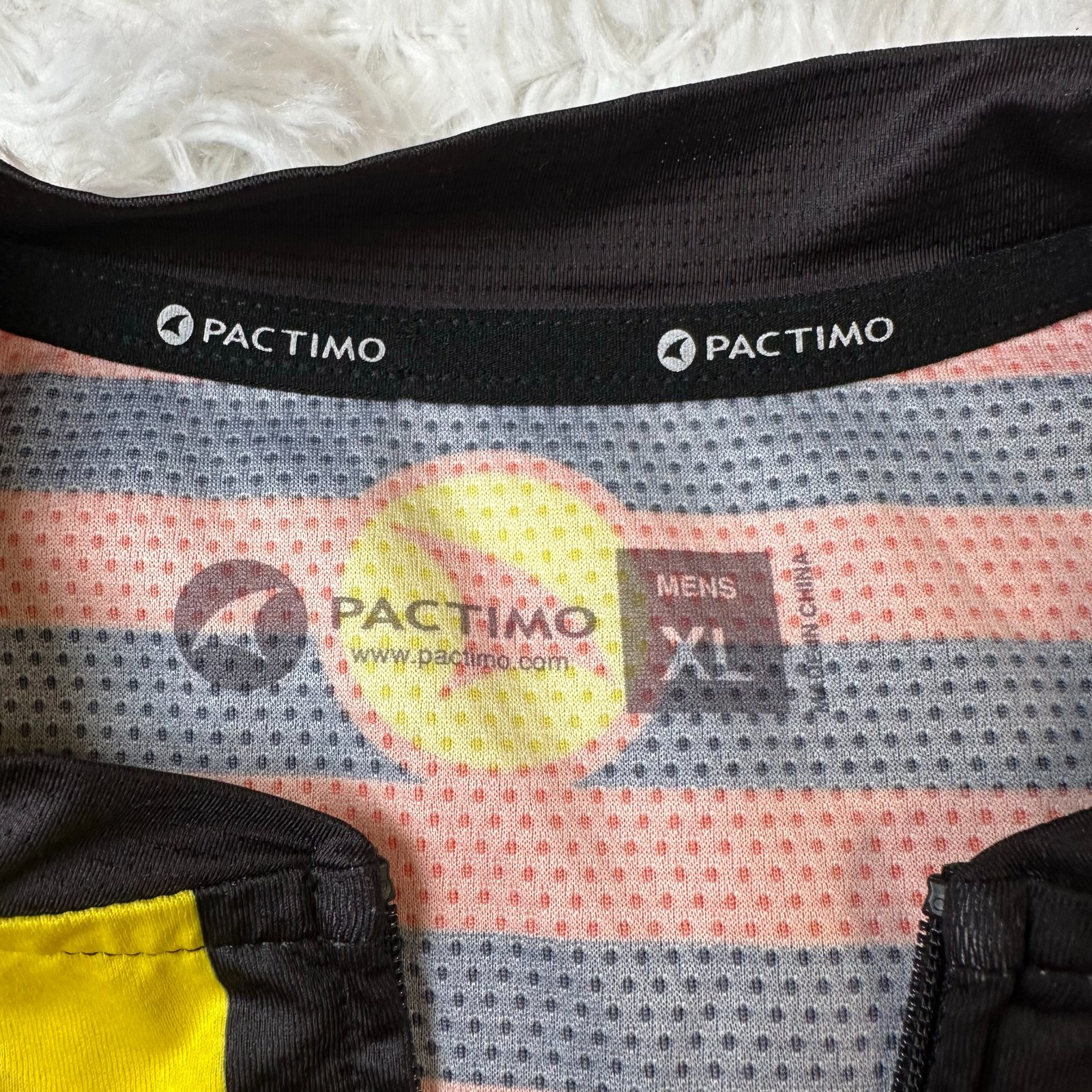 Pactimo Artist Series Katherine Hall Cycling Jersey Men’s XL Full Zip Bike Shirt