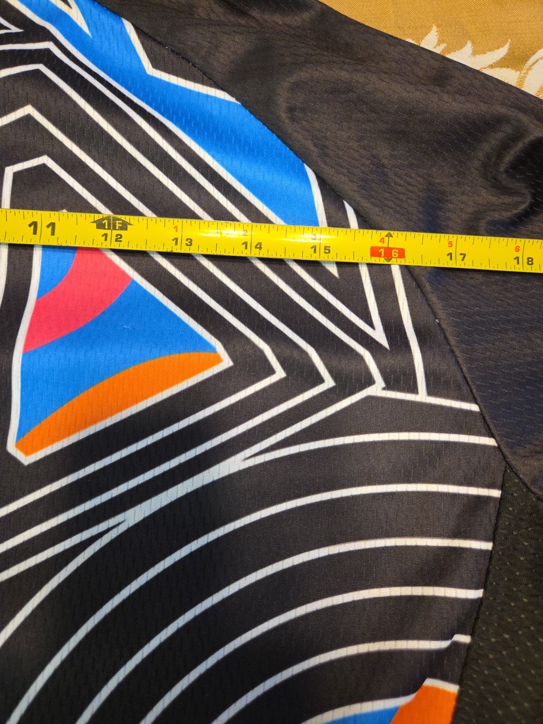 X-TIGER ADULT XL FULL ZIP, SHORT SLEEVE, BRIGHTLY COLORED CYCLIST/ BIKE SHIRT