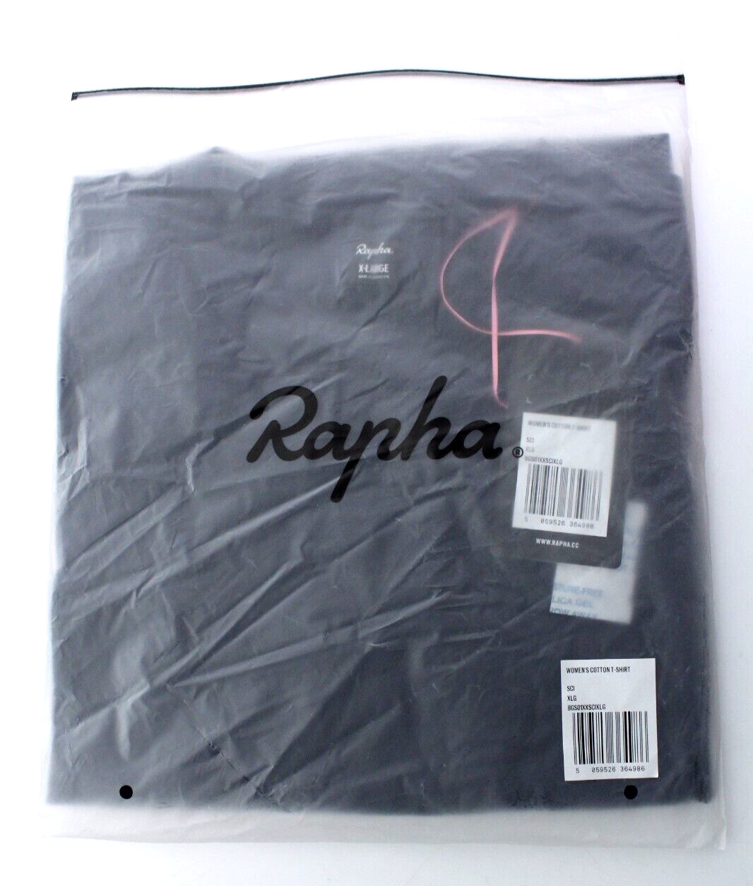 NWT – RAPHA Women’s LOGO Cycling Sports Casual Cotton Dk Navy T-Shirt Tee – XLG