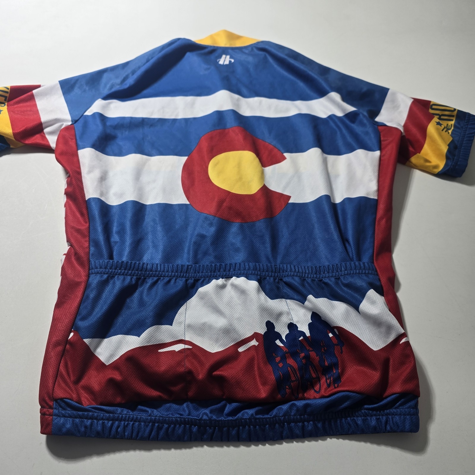 Hincapie Cycling Jersey Men Medium Full Zip short Sleeve jersey