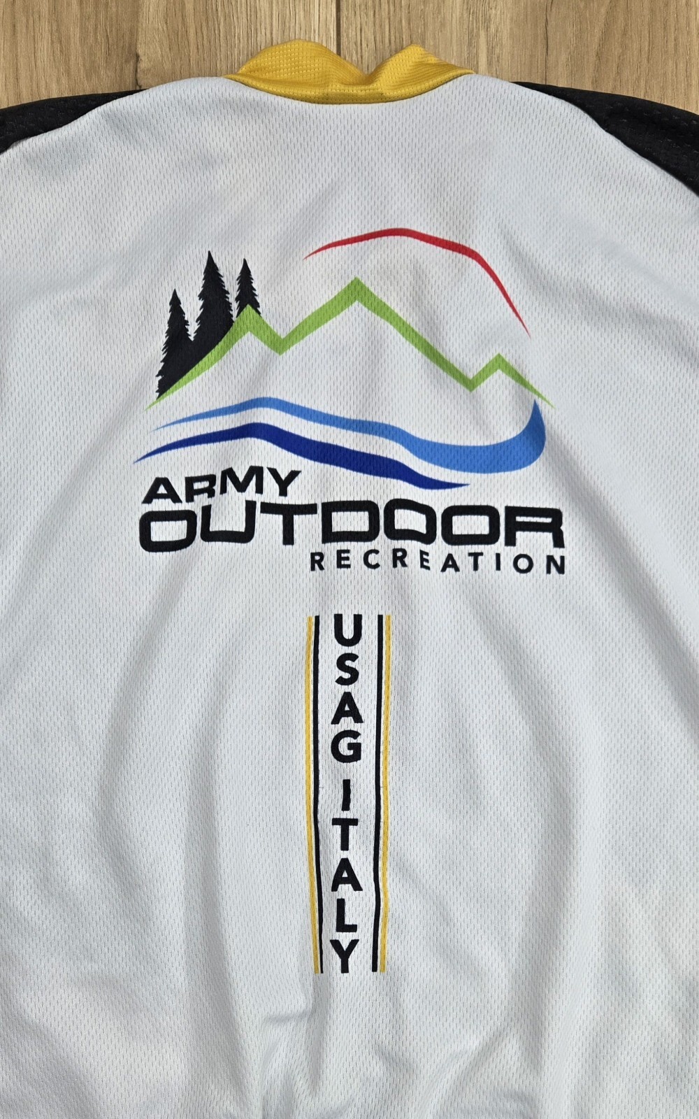 Energiapura Cycling Jersey Mens Sz XXL, “Army Outdoor Recreation”, Full Zipper