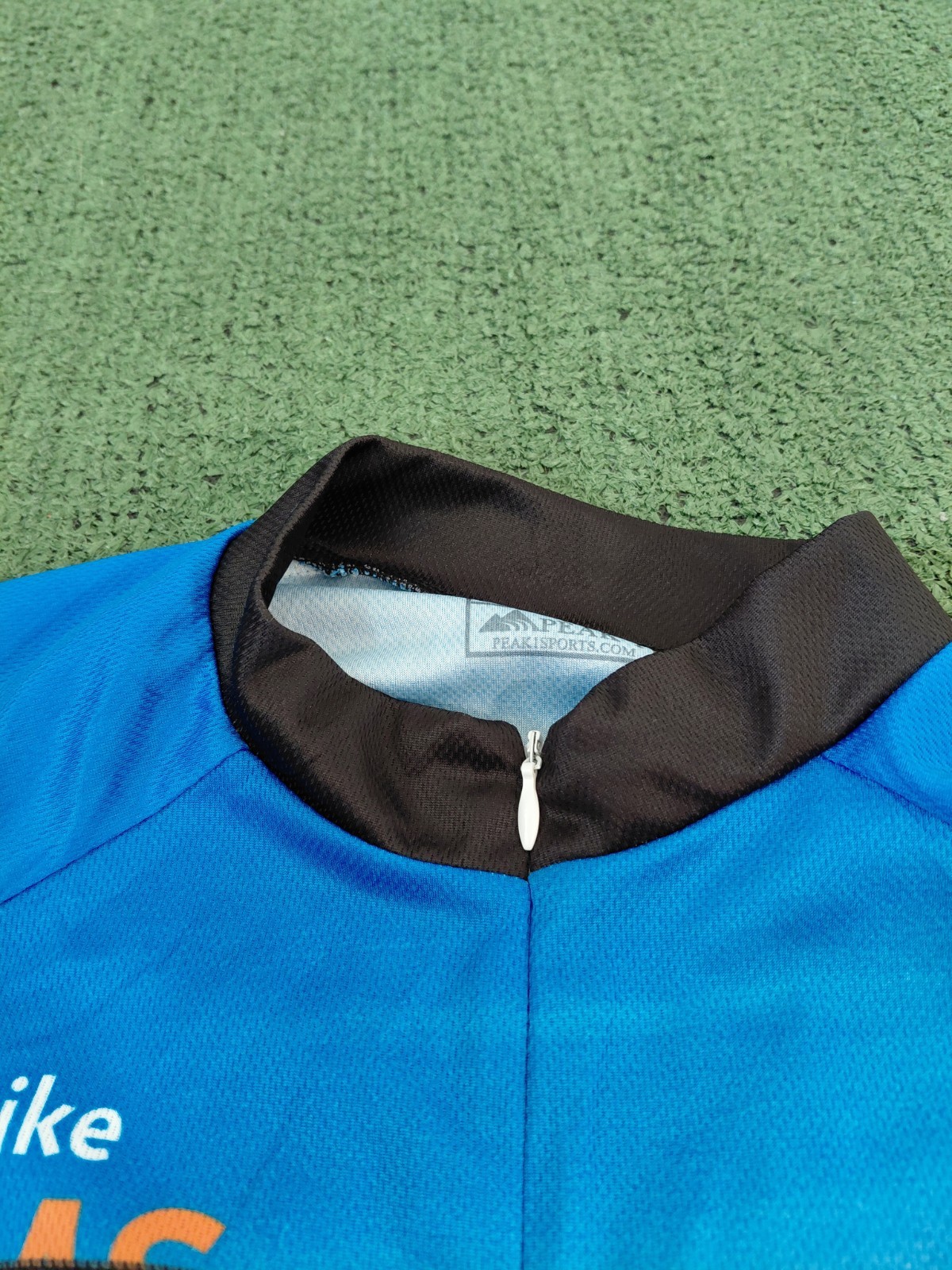 Peak 1 2012 Breakaway To The Beach Multicolored Zip Up Cycling Jersey Sz Medium