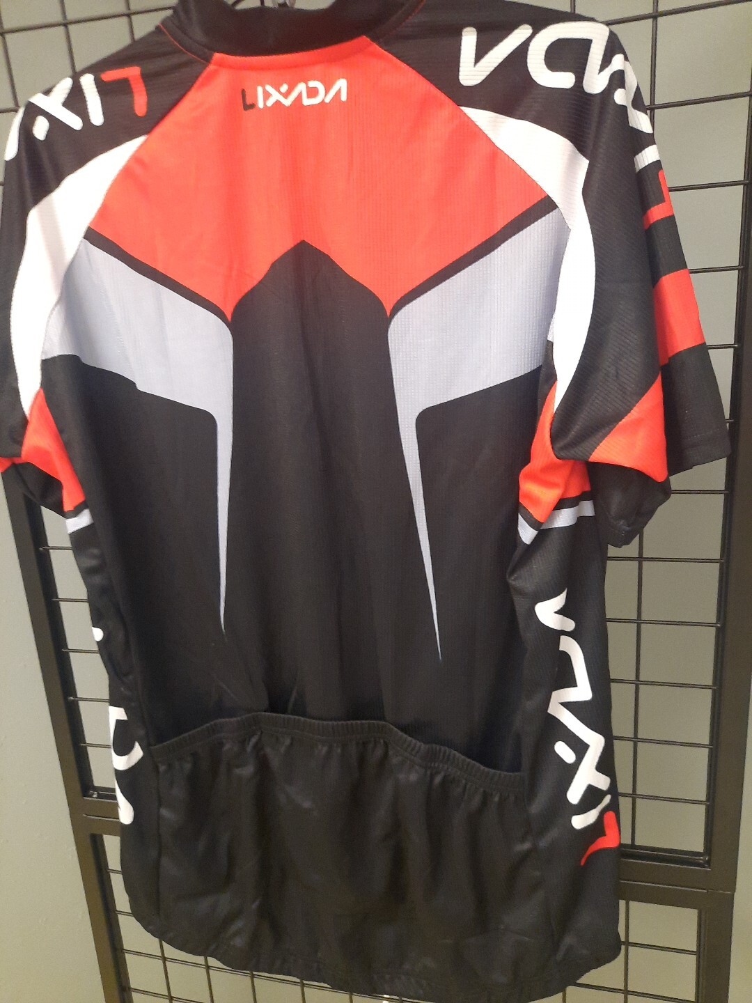 Lixada Cycling Jersey Men’s Size XL Pro Functional Multi Color Full Zip Jacket