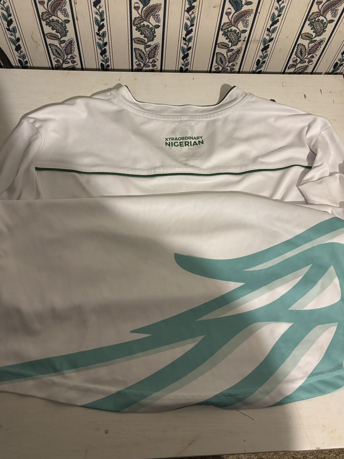 NACK Nigeria White And Mint Jersey