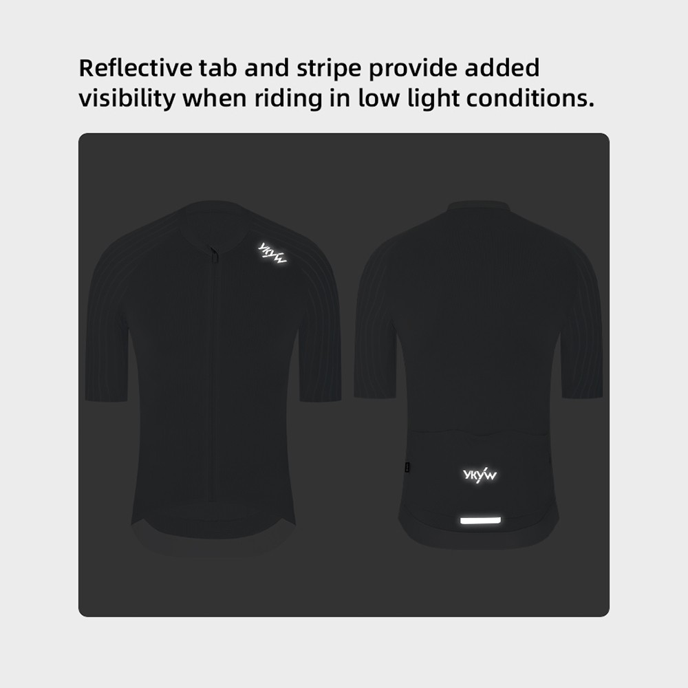 Mens Summer Cycling Jersey Aerodynamic Raglan Sleeve Road Bike Breathable Shirt