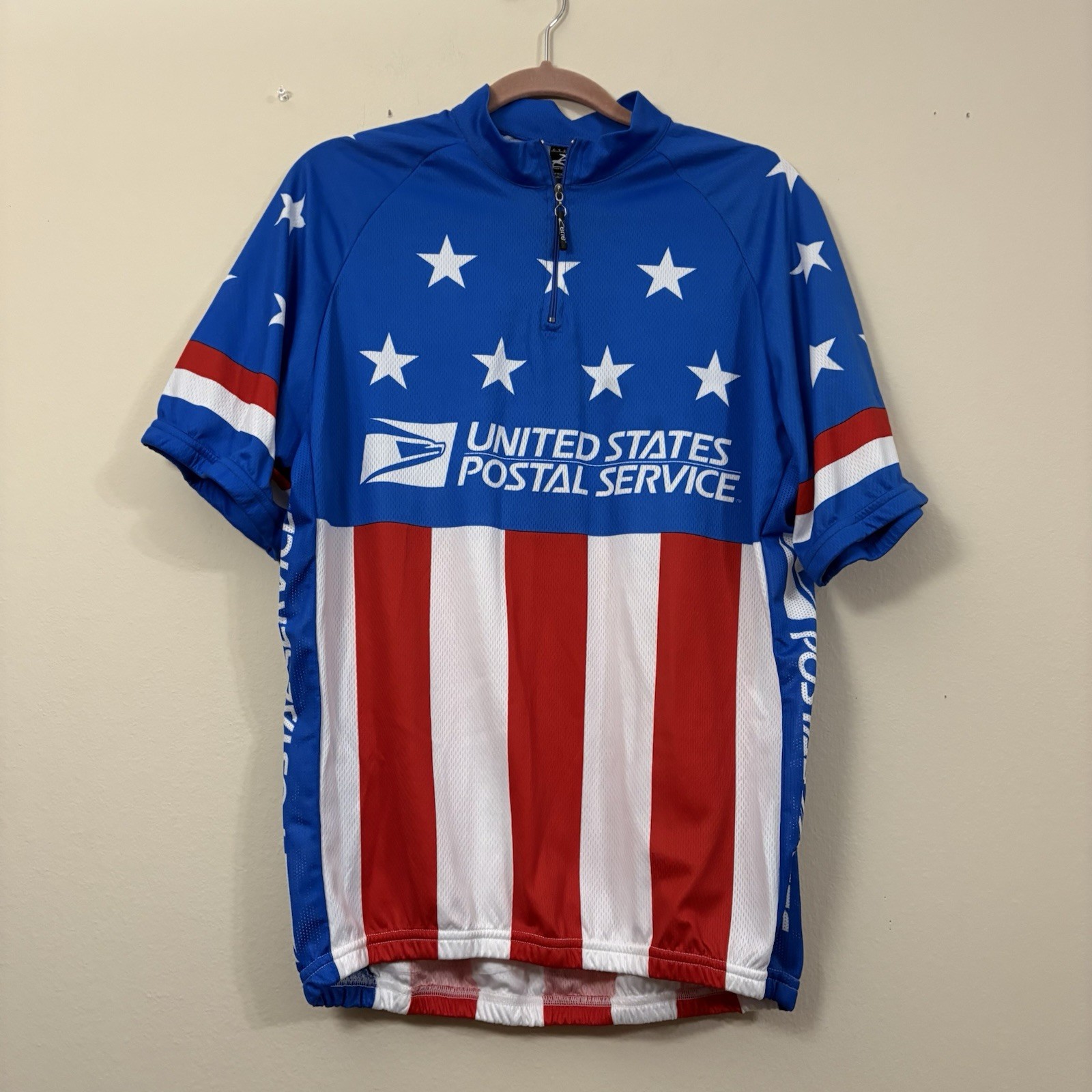Zerie Cycling USPS Jersey mens size XXXL United States post office shirt