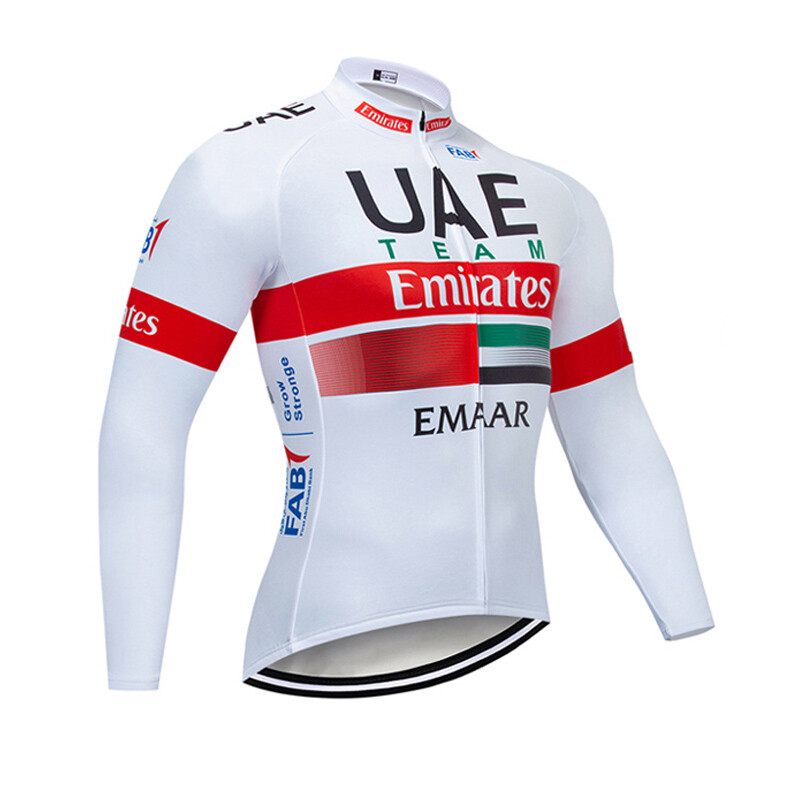 New Cycling Long Sleeve Jersey Men Team Bike Shirt Autumn Outdoor Sports Uniform