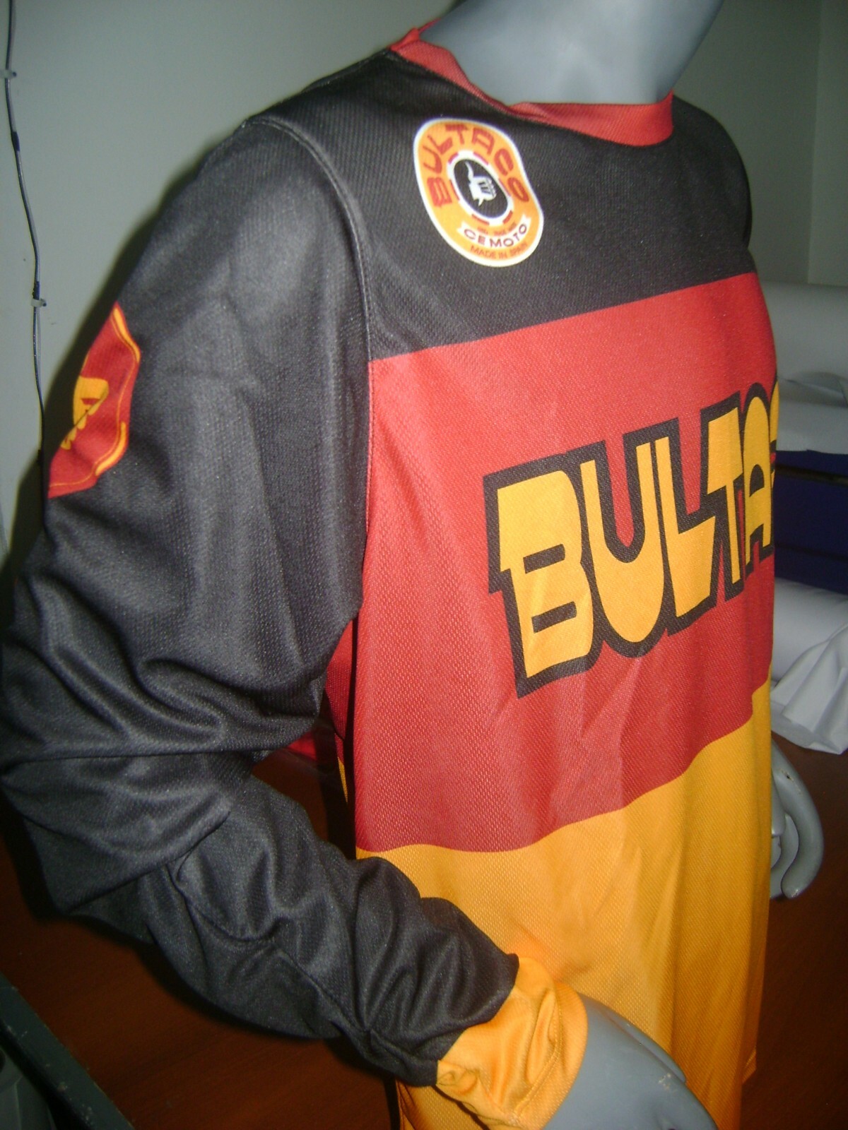 OLD SCHOOL MOTO JERSEY CLASSIC JERSEY BIKE SHIRT MOTOCROSS BULTACO VINTAGE XL
