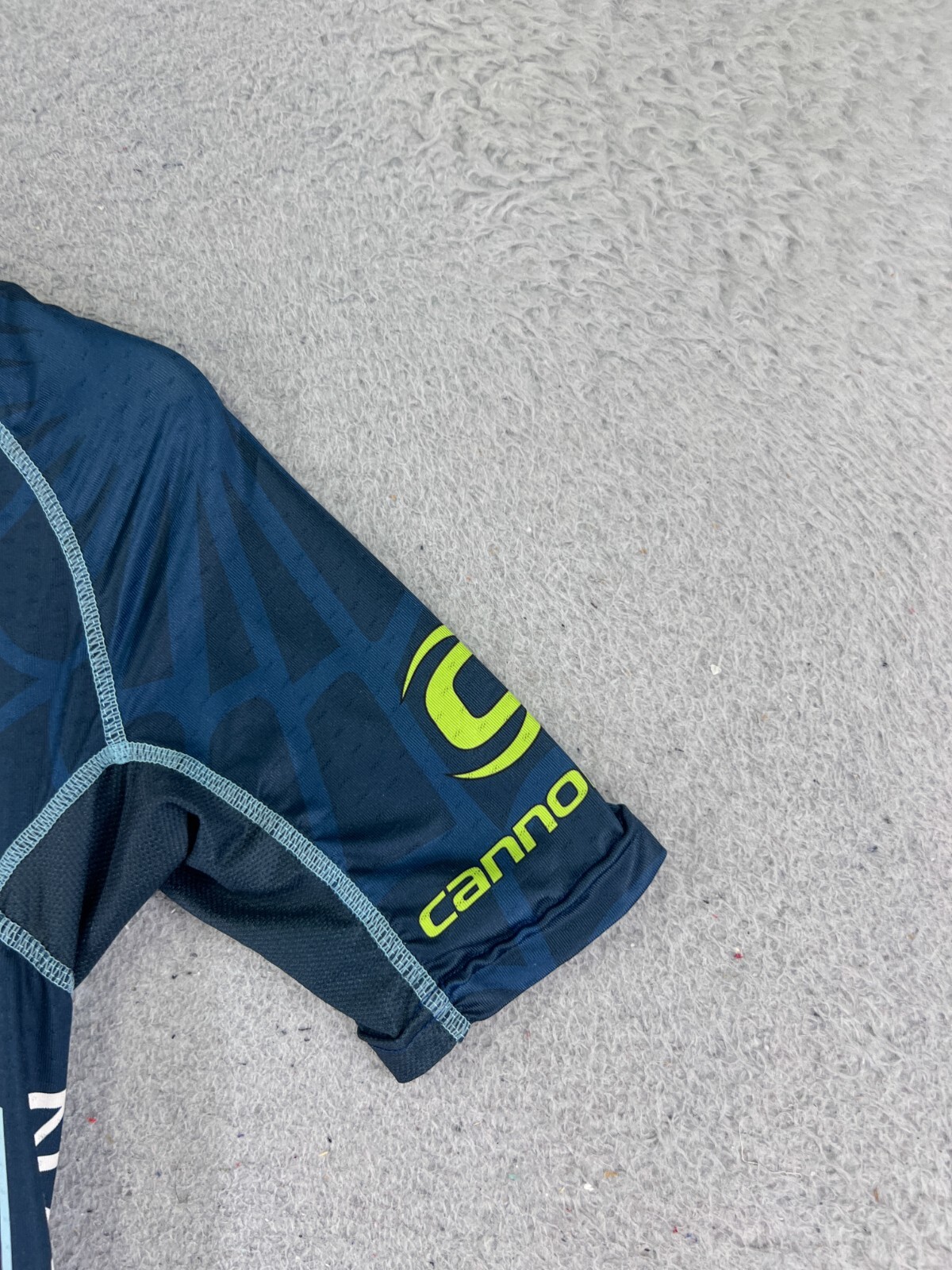 Hincapie Cycling Jersey Adult 2XS XXS Blue Full Zip Short Sleeve Polyester