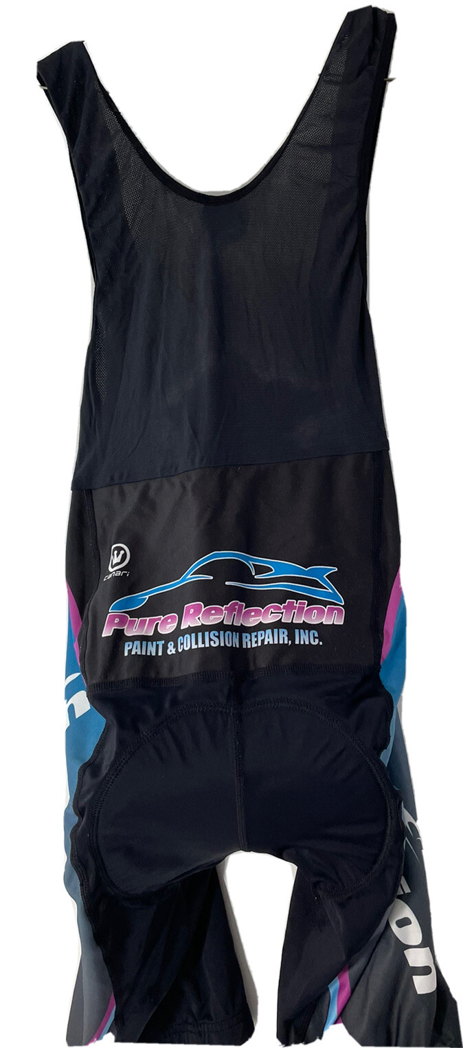 Canari Cycling Men’s L Jersey 3 pockets & Bib Shorts Set Bike KY 2008 racing
