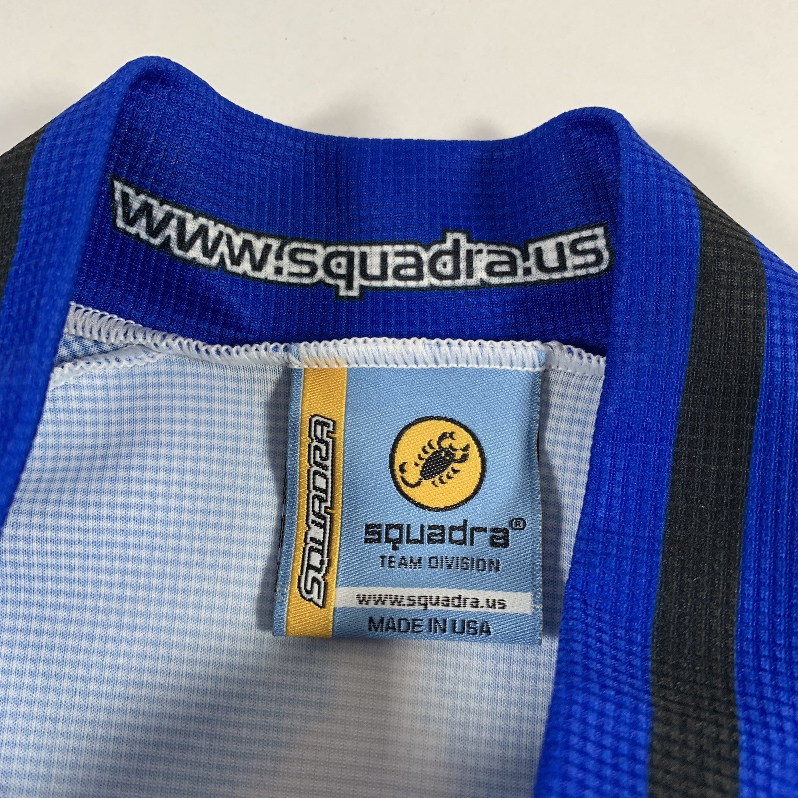 NASA Squadra Cycling Jersey Mens XL X-Large Blue Space Cyclist Bike Active USA