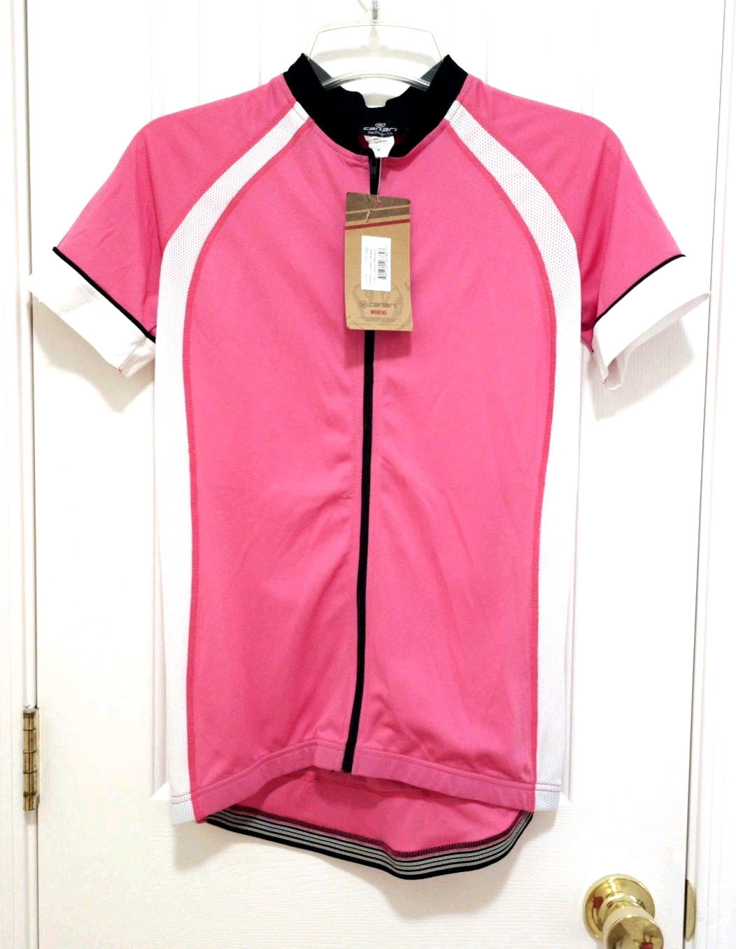 *NEW Womens Canari Dream Jersey Cotton Candy MEDIUM Short Sleeve White Black