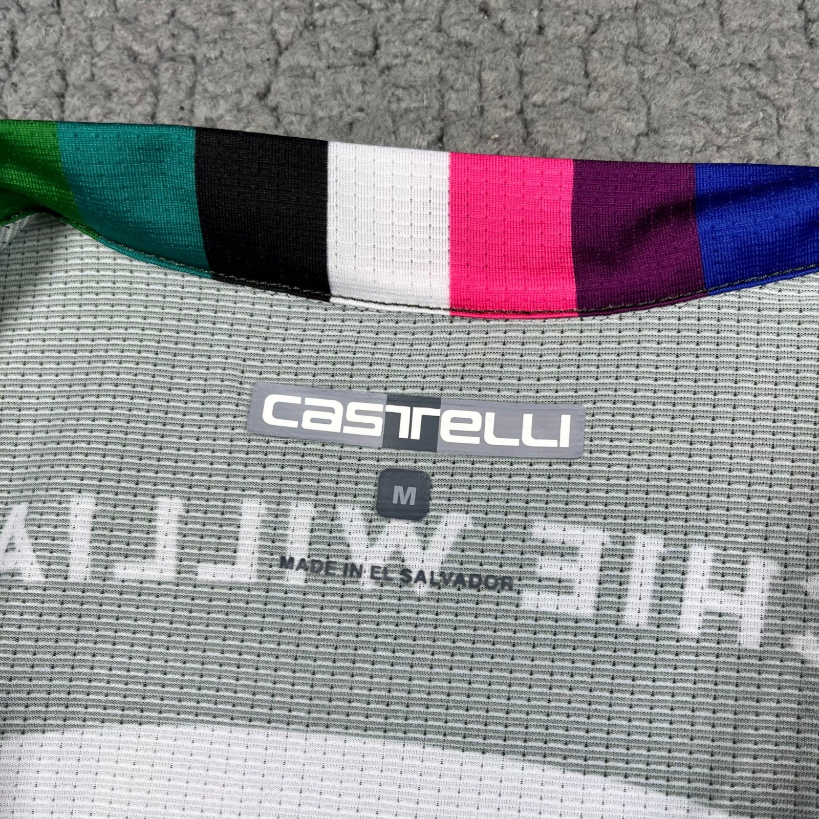 Castelli Archie Williams Mountain Bike Team Jersey Mens Medium Green MTB Cycling