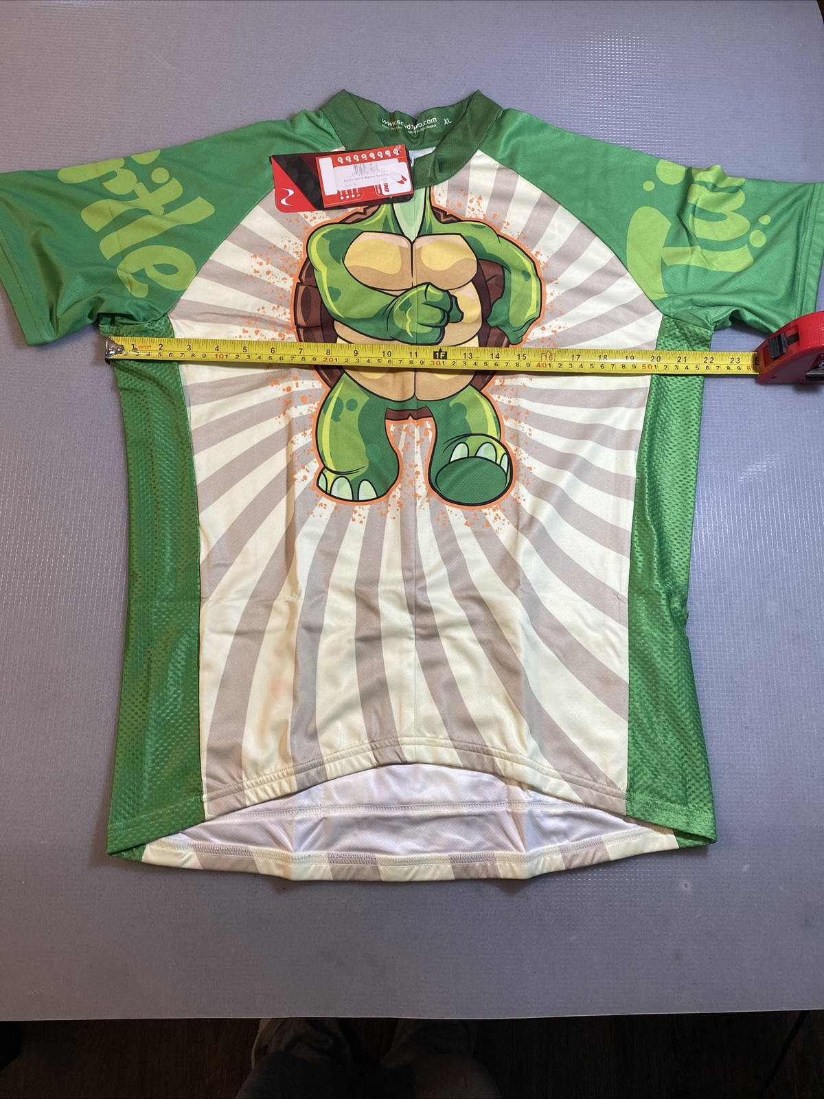 ScudoPro turtle cycling jersey XLarge XL (8589-1)
