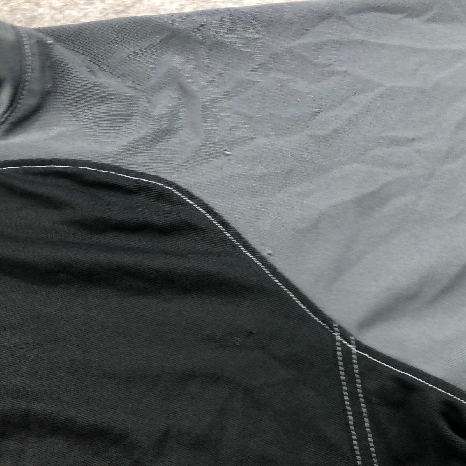 Vintage Fox Cycling Jersey Mens Medium Black Gray Short Sleeve Full Zip Pockets