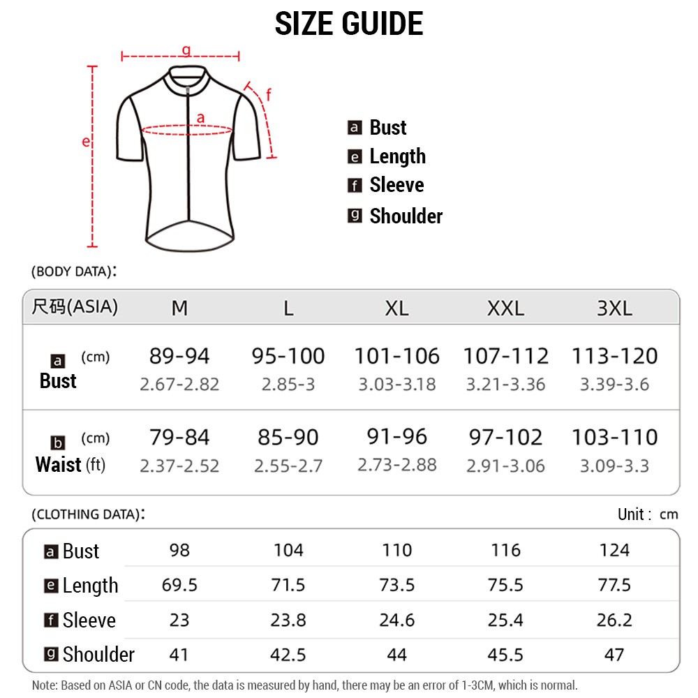 Men’s Bike Clothing Set Short Sleeve Breathable Cycle Jersey With Quick Dry SLFT