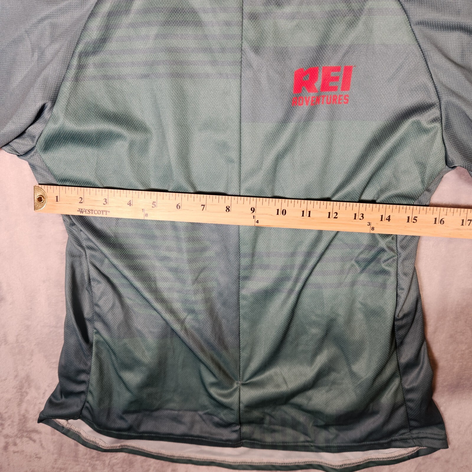 Voler Cycling Jersey Womens Large Green REI Adventures Mountain Bike Shirt Top