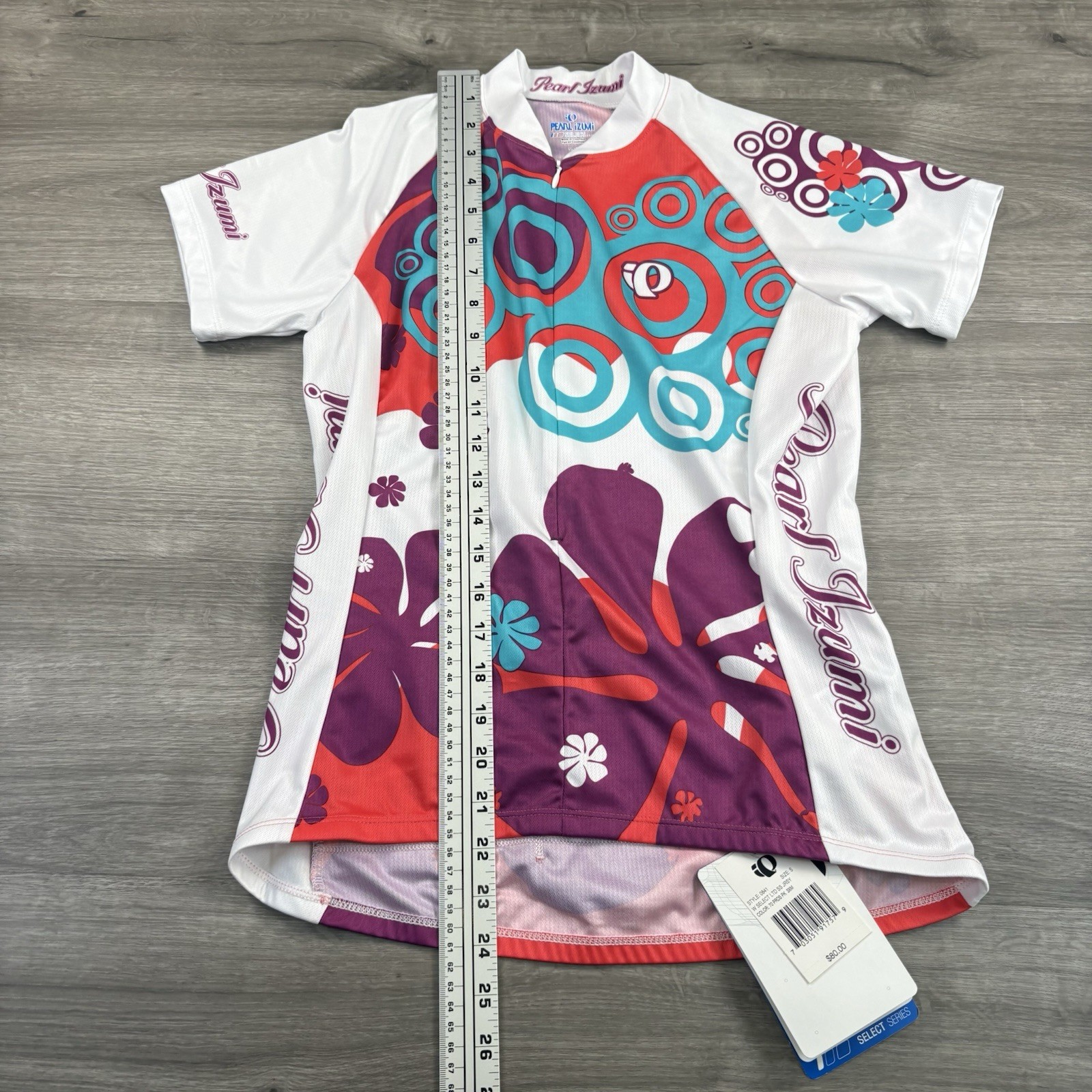 IP Pearl Izumi Womens Small Limited Select Series Bicycle Jersey Back Pocket