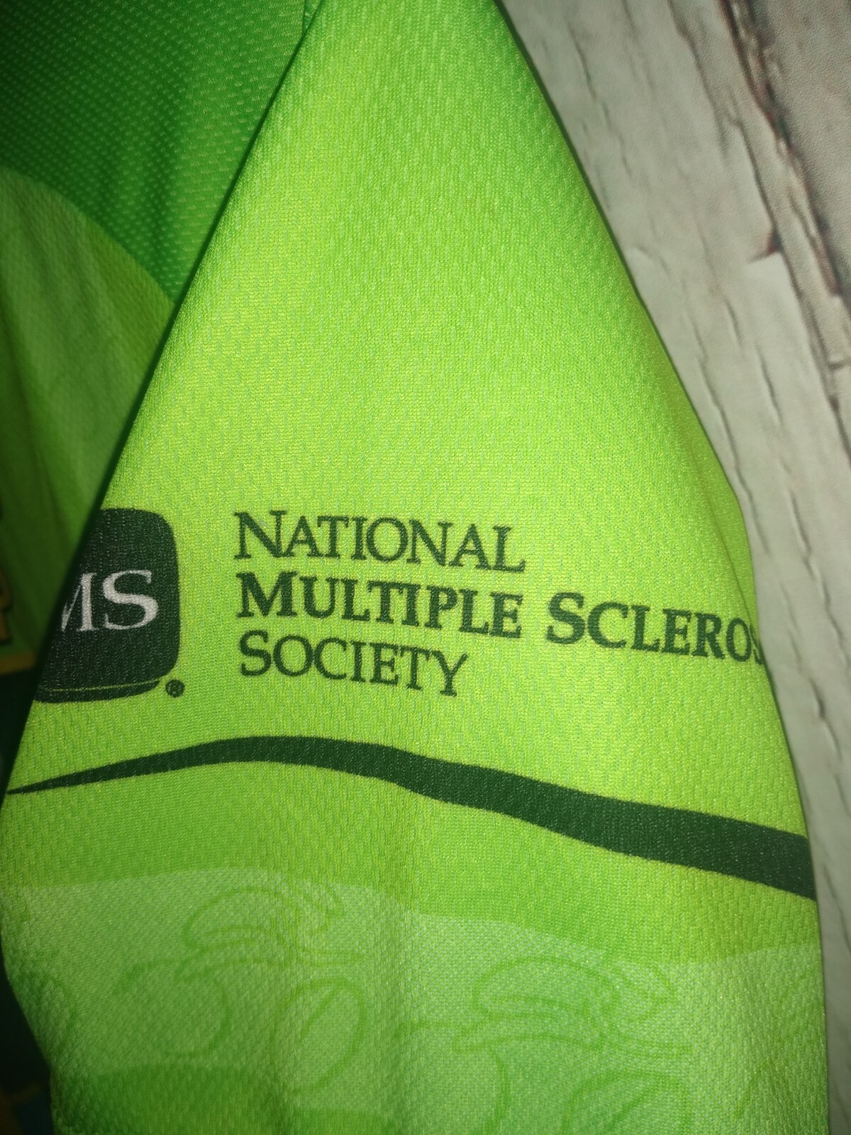 Bike MS: City To Shore MS 150 Bike Tour Voler Unisex Cycling Jersey Size Large