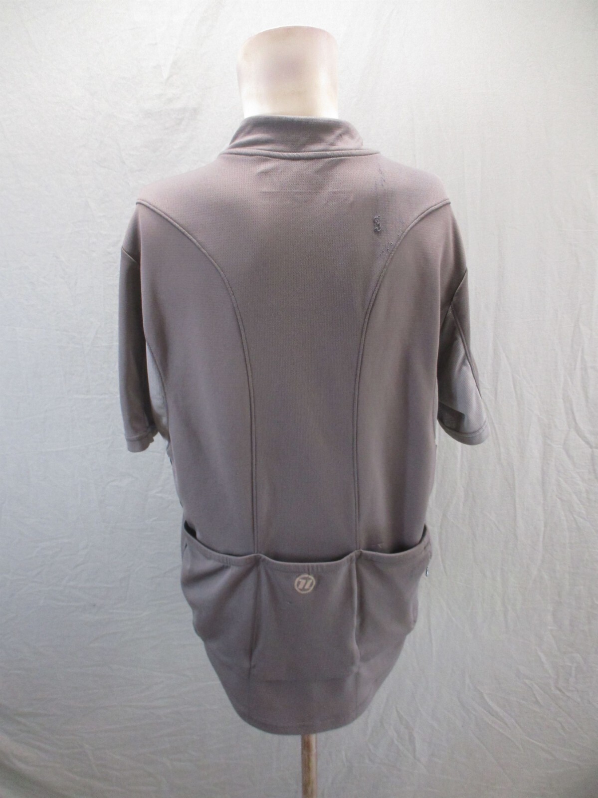 NOVARA Size L Mens 1/2 Zip Pocket Elastic Waist Short Sleeve Cycling Jersey 728