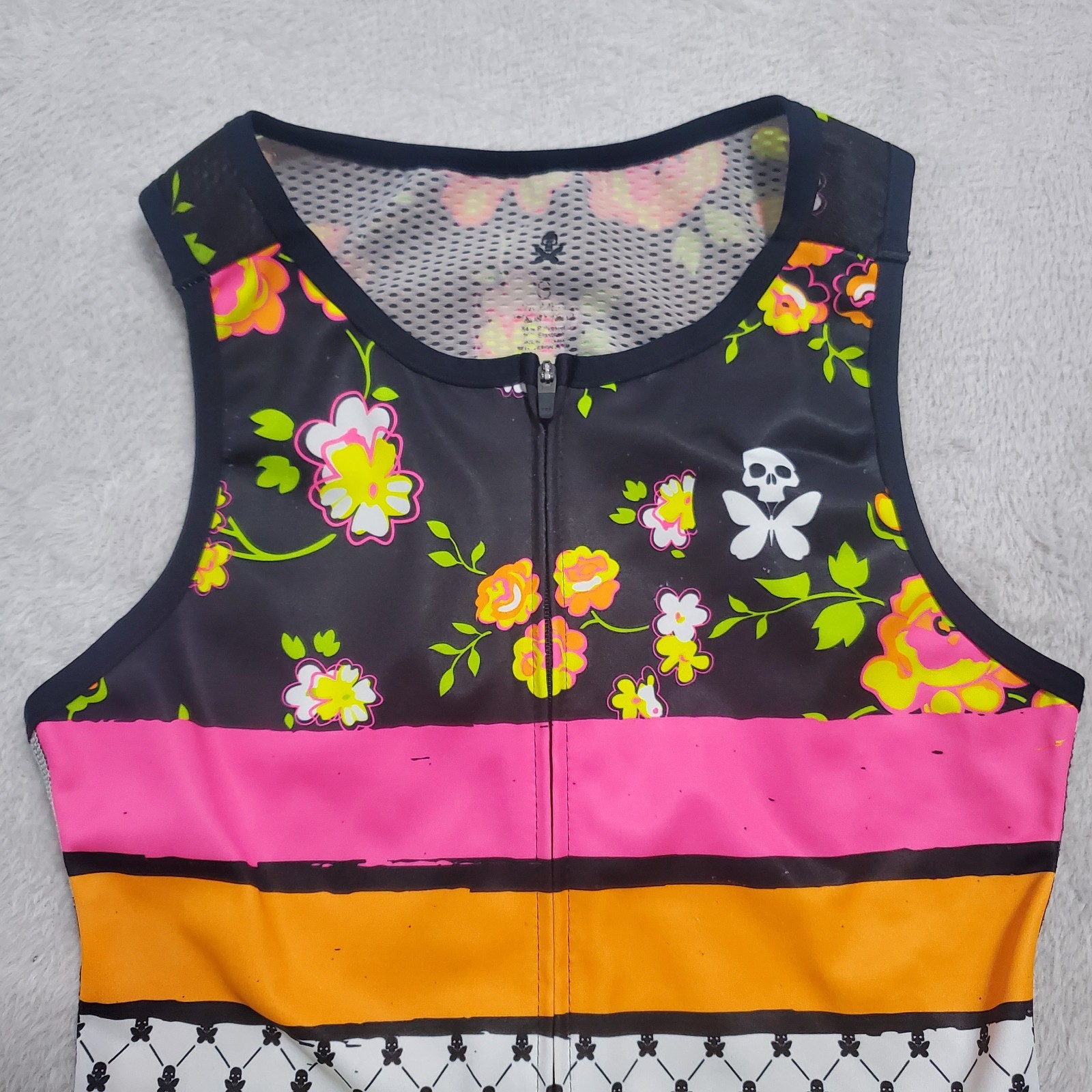 Betty Designs Cycling Vest Women S Lightweight Sleeveless 1/2 Zip Tank Top