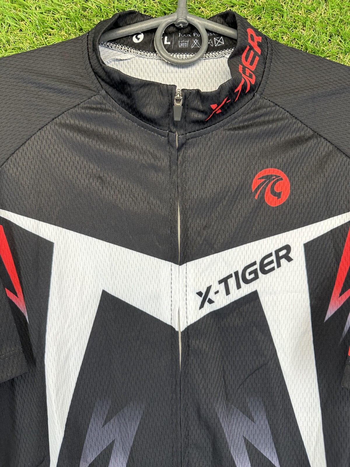 RARE CYCLING SHORT SLEEVE SHIRT JERSEY TRIKOT X-TIGER ORIGINAL SIZE XL XLARGE