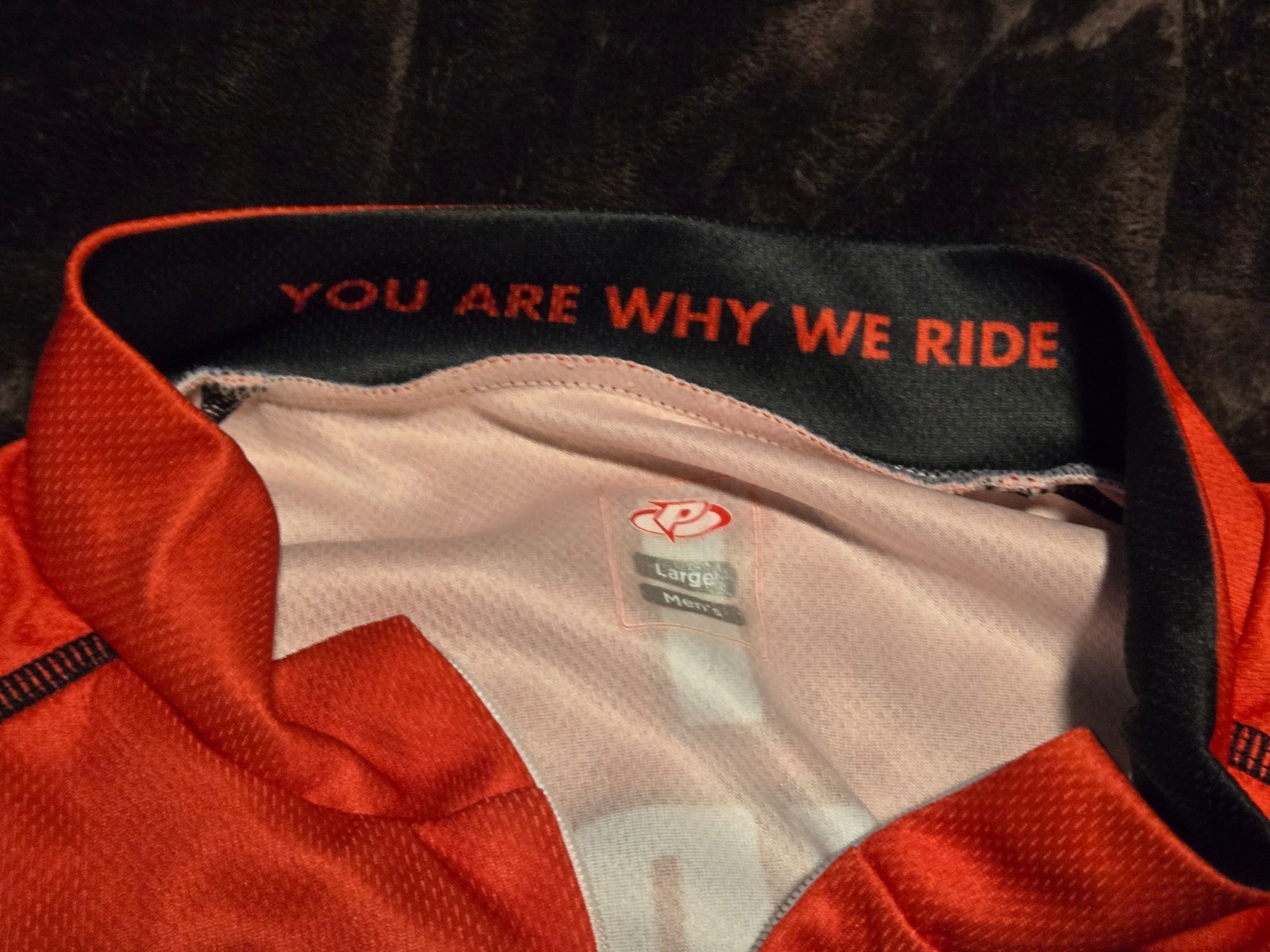 Primal Red Rider American Diabetes Association Bicycle Full zip Jersey LARGE
