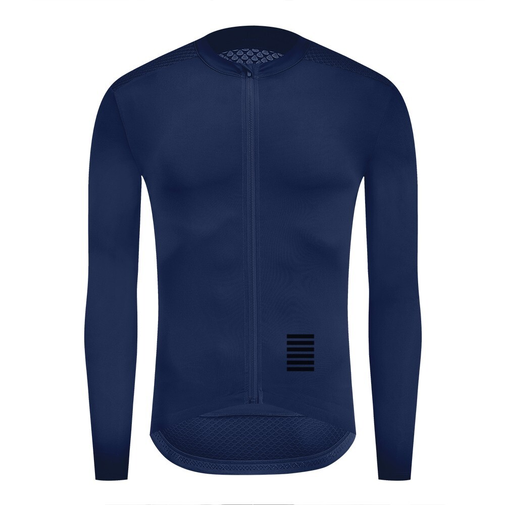 Mens Cycling Jersey Long Sleeve Pro Road Bike Long Shirt Bicycle Breathable Tops