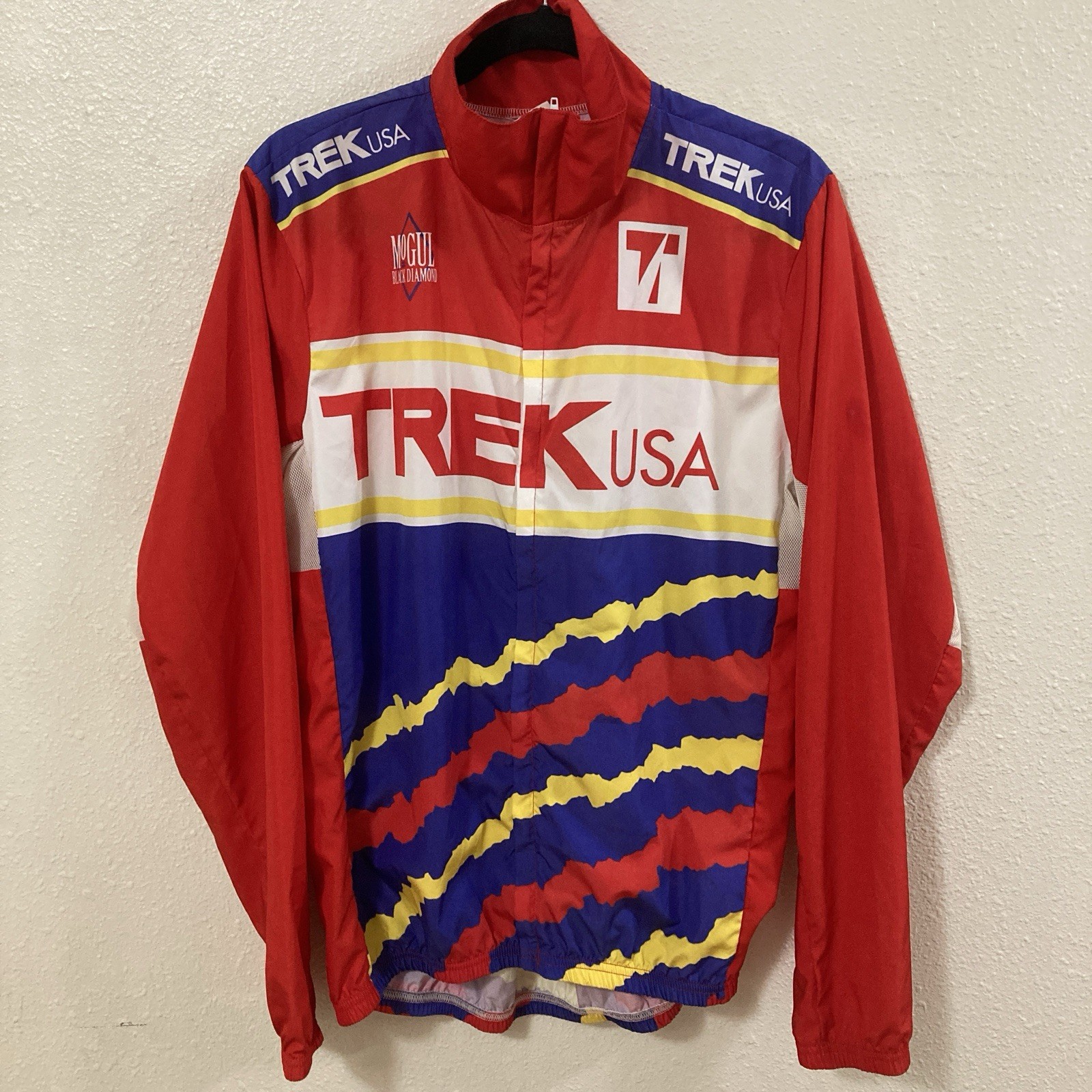 TREK USA Jacket Gora Tex Waterproof Made In USA Médium Full Zipper Elastic Waist