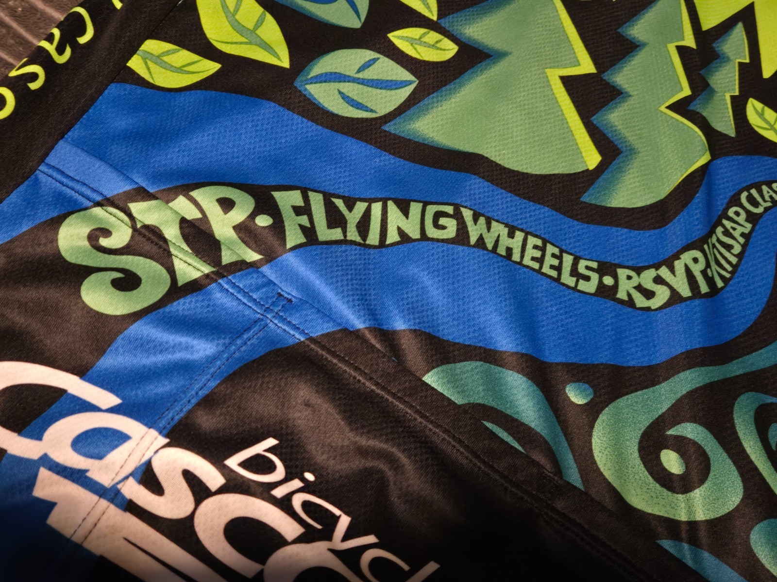 Cascade Bicycle Club Cycling Jersey Mens MEDIUM-STP- Seattle to Portland