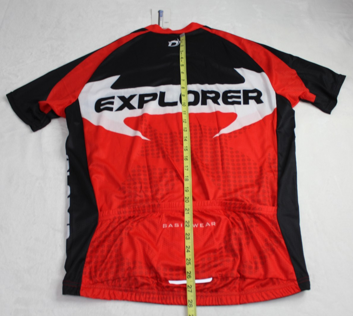 Mens 3XL XXXL Basic Wear Explorer Cycling Jersey Shirt Cool Max Black Red NEW