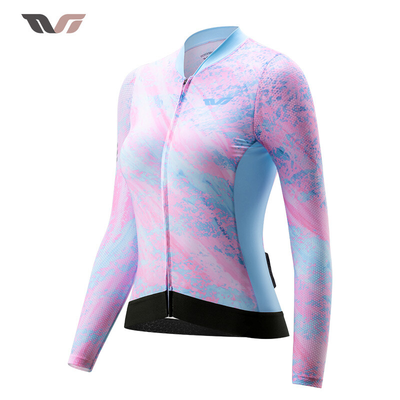 ROCKBROS TVI Series Women Cycling Jersey Breathable Long Sleeve Bicycle Clothing