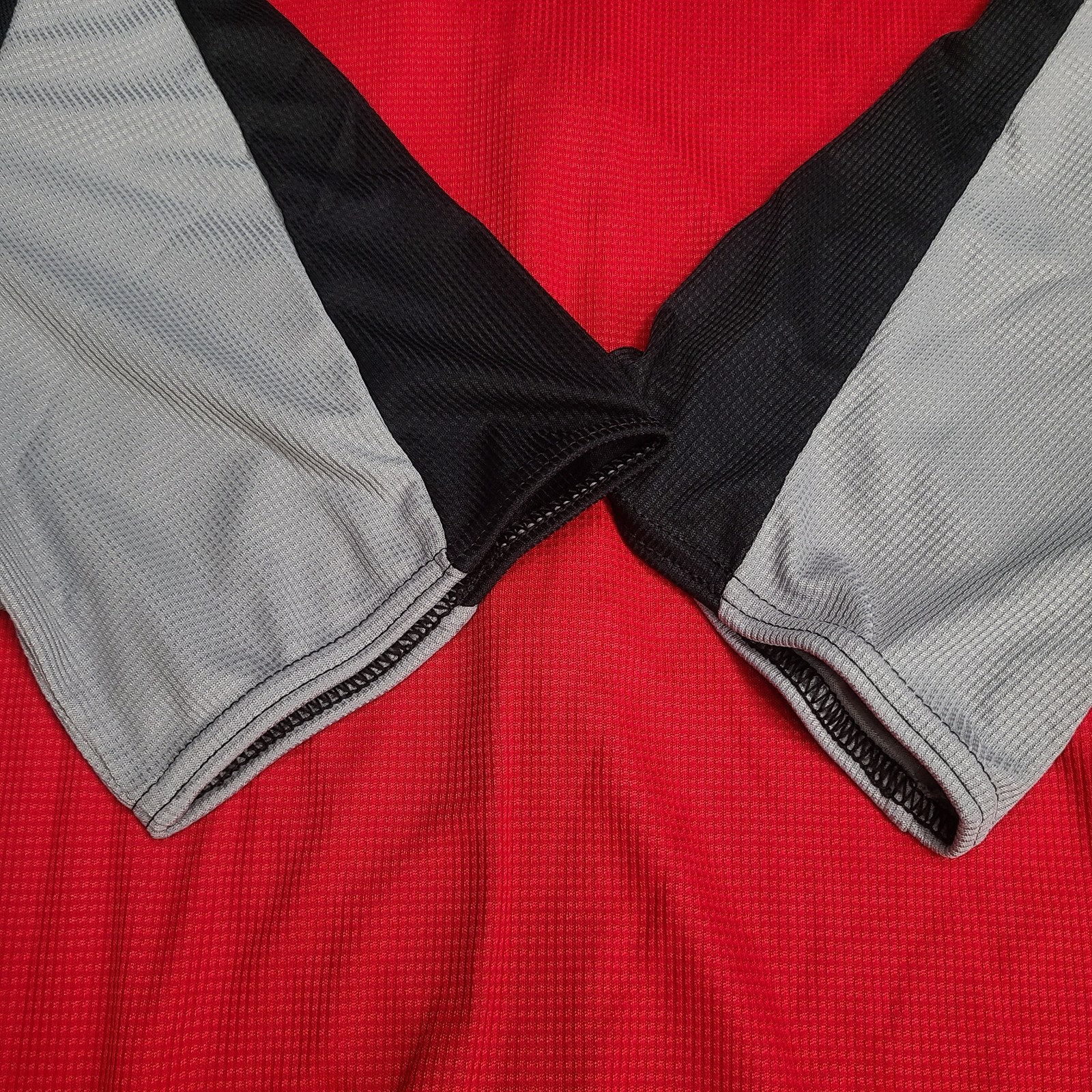 Performance Shirt Mens Large 2XL XXL Red Gray Zip SS Ultra Cycling Jersey New
